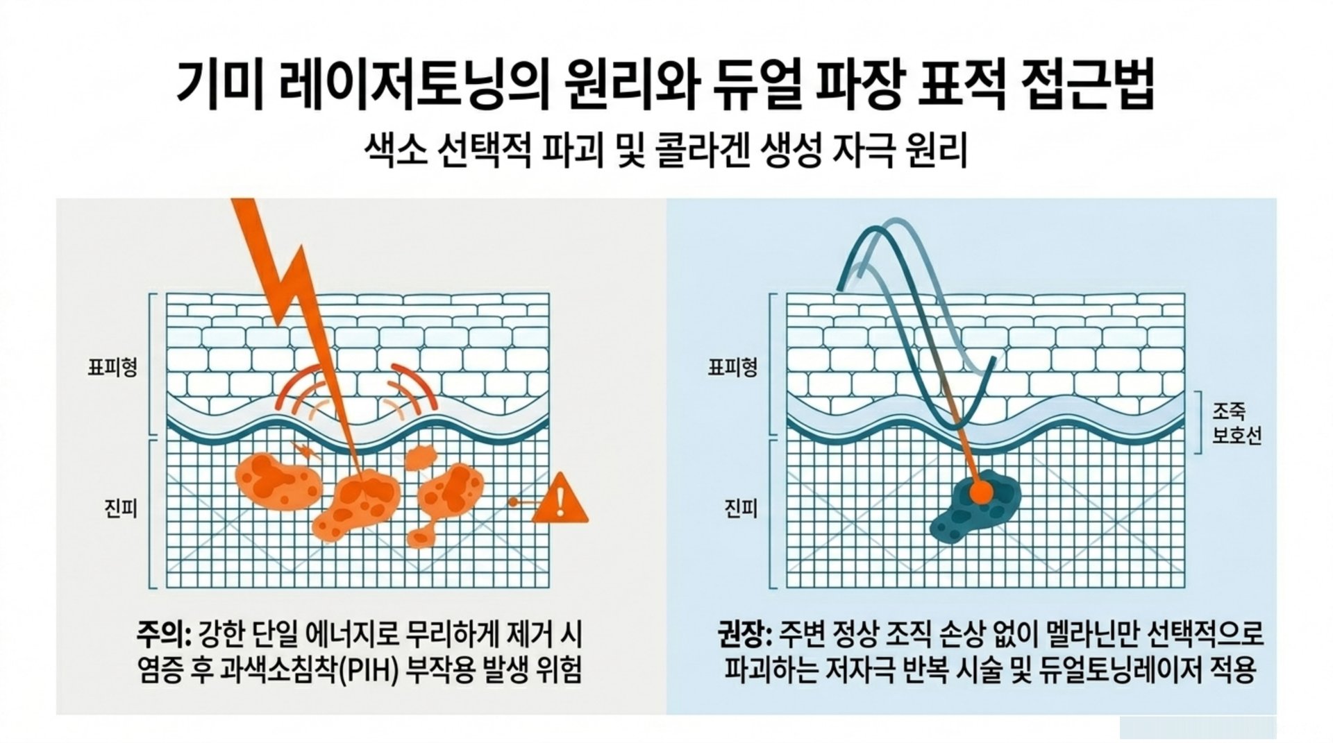 북가좌동 한의원 기미 레이저토닝의 원리와 듀얼 파장 표적 접근법 안내 이미지