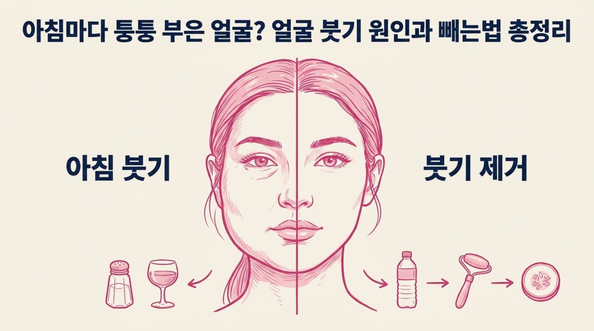 남가좌동 한의원 아침마다 통통 부은 얼굴? 얼굴 붓기 원인과 빼는법 총정리 안내 이미지