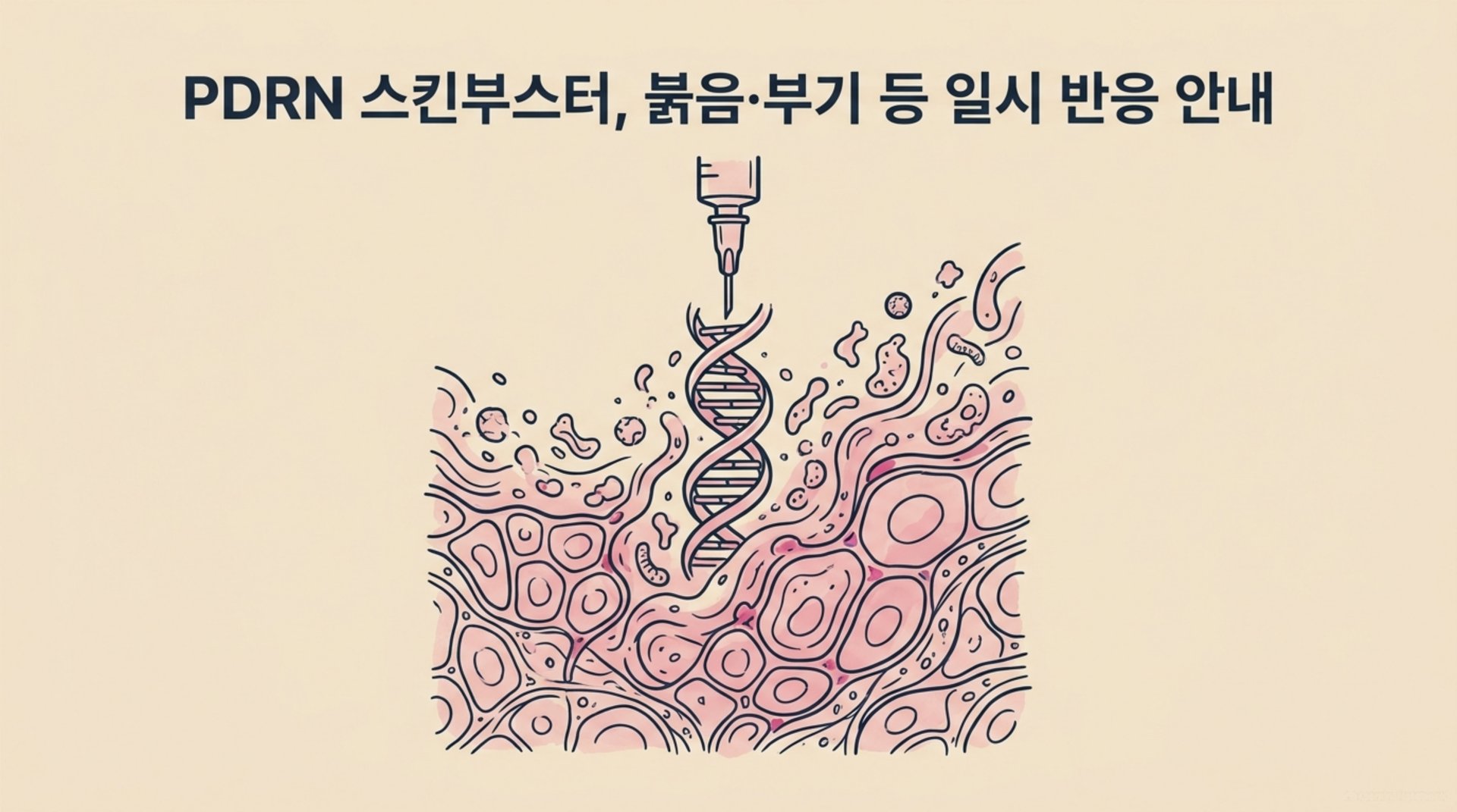 남가좌동 한의원 PDRN 스킨부스터, 붉음·부기 등 일시 반응 안내 안내 이미지