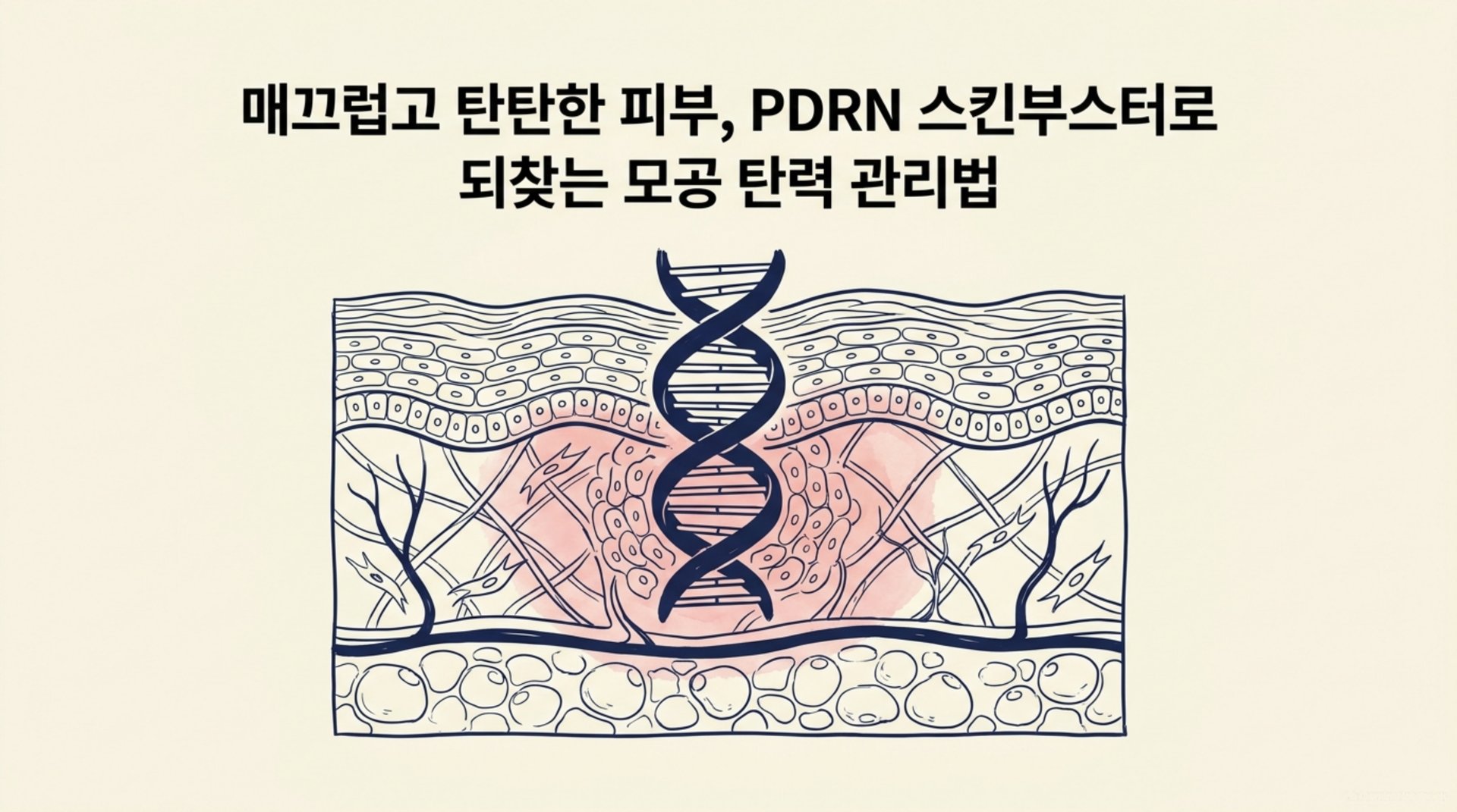 남가좌동 한의원 매끄럽고 탄탄한 피부, PDRN 스킨부스터로 되찾는 모공 탄력 관리법 안내 이미지