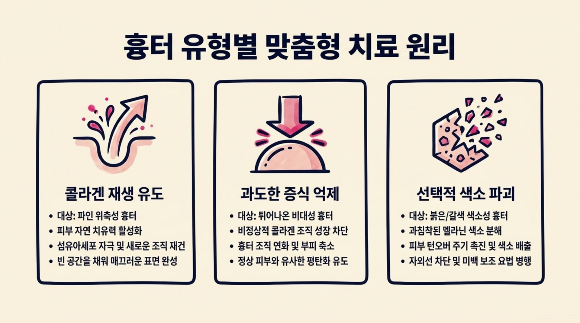 남가좌동 한의원 흉터 유형별 맞춤형 치료 원리 안내 이미지