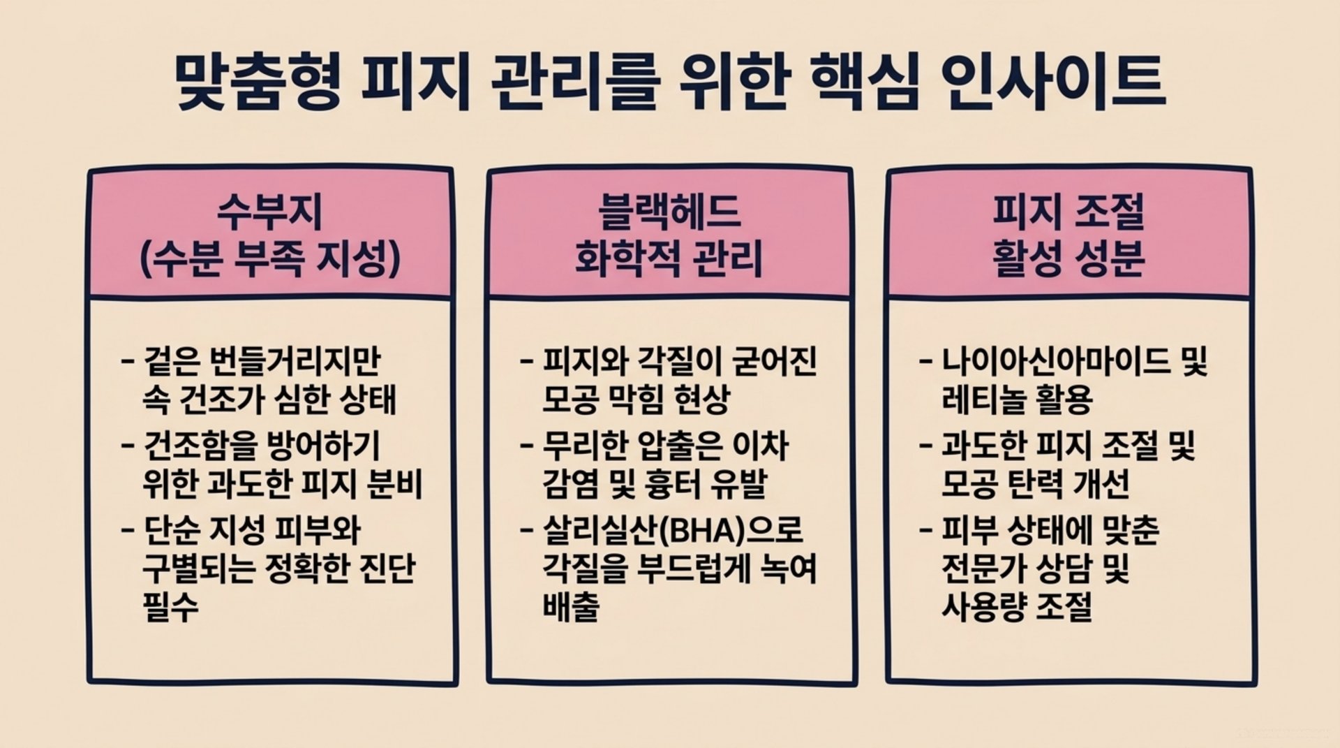 북가좌동 한의원 맞춤형 피지 관리를 위한 핵심 인사이트 안내 이미지