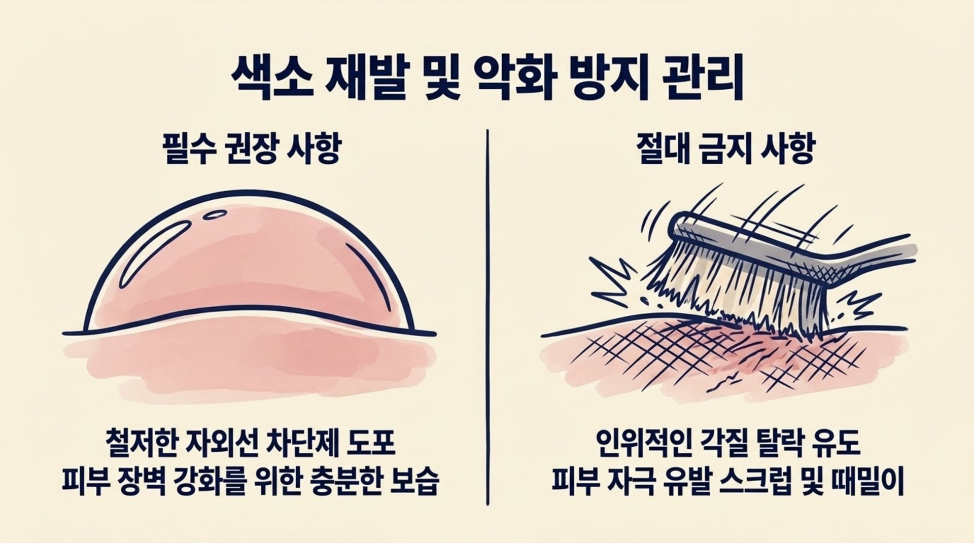 북가좌동 한의원 색소 재발 및 악화 방지 관리 안내 이미지