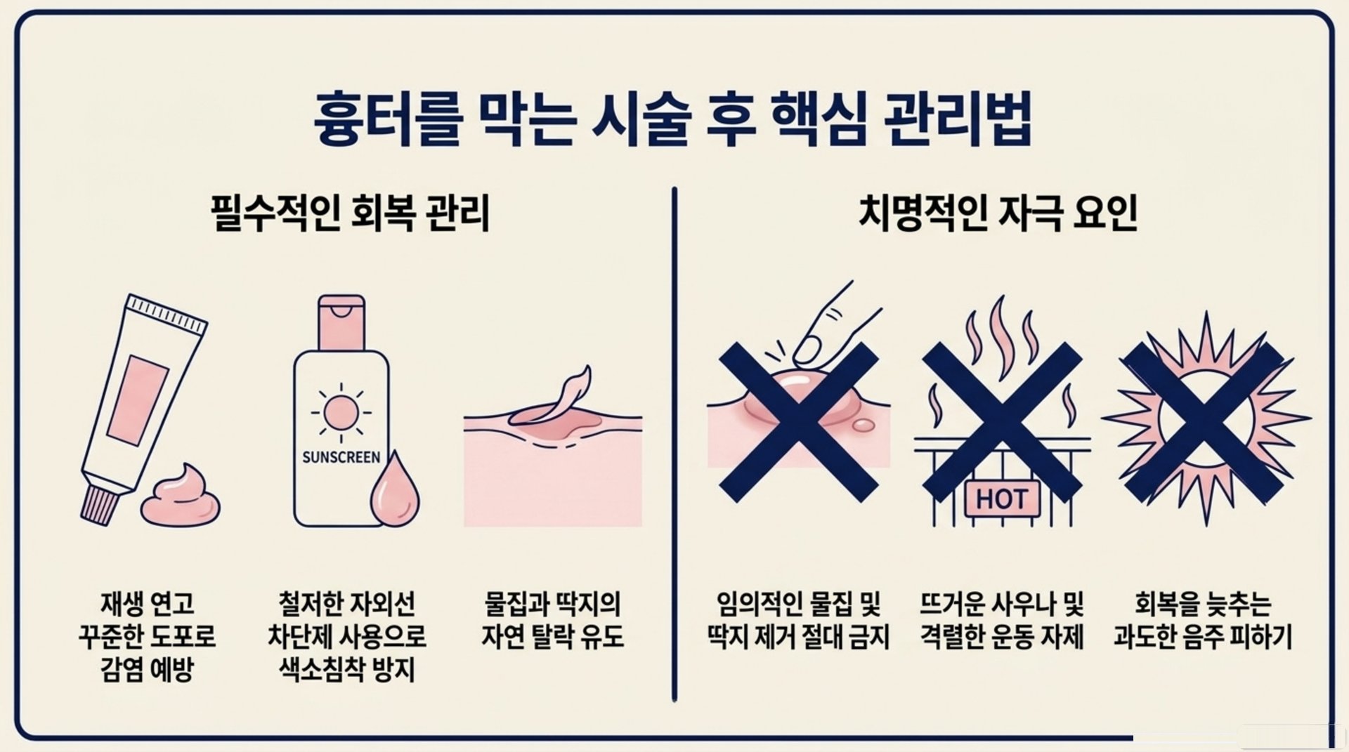 북가좌동 한의원 흉터를 막는 시술 후 핵심 관리법 안내 이미지