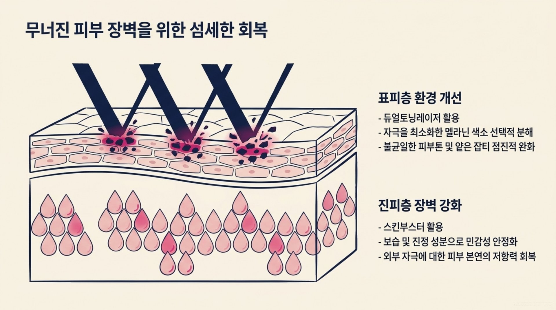 서대문구 한의원 무너진 피부 장벽을 위한 섬세한 회복 안내 이미지