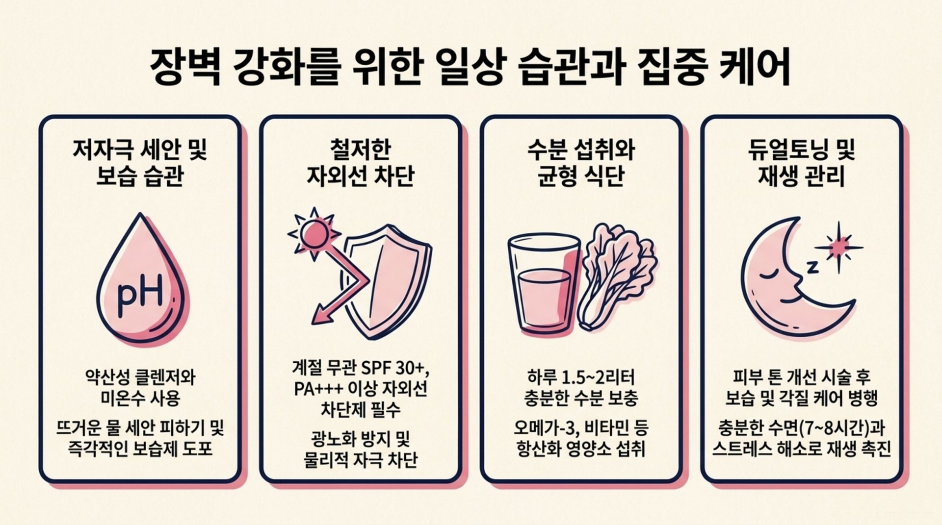 서대문구 한의원 장벽 강화를 위한 일상 습관과 집중 케어 안내 이미지