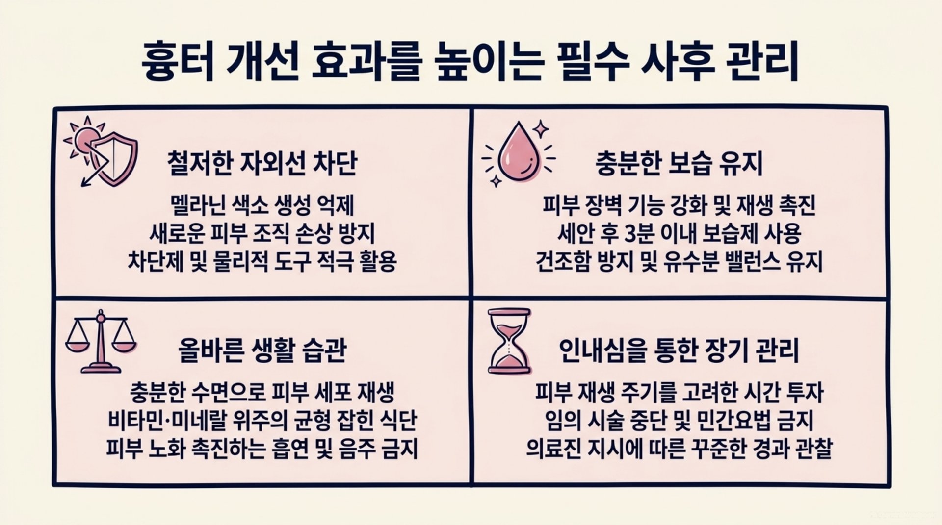 서대문구 한의원 흉터 개선 효과를 높이는 필수 사후 관리 안내 이미지