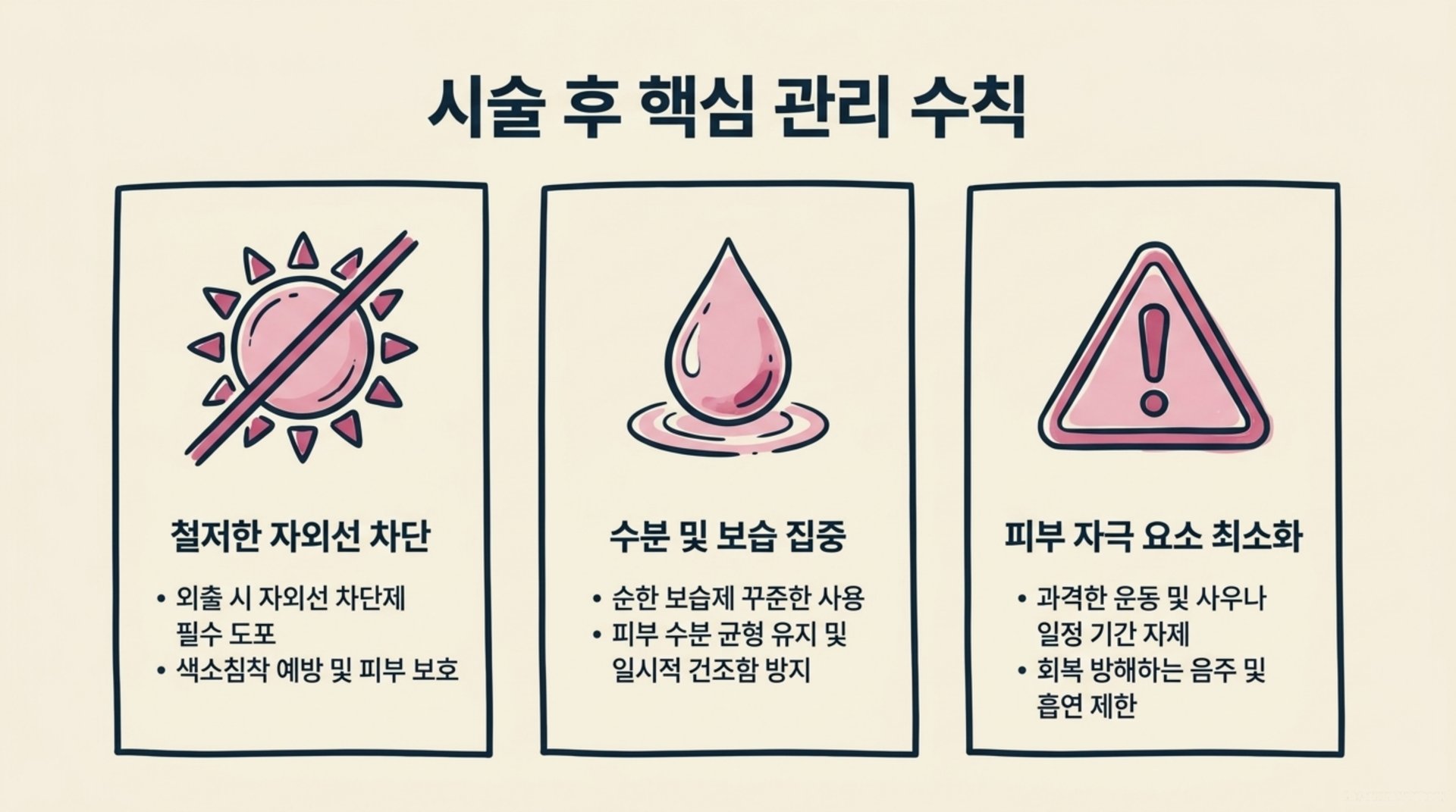 서대문구 한의원 시술 후 핵심 관리 수칙 안내 이미지