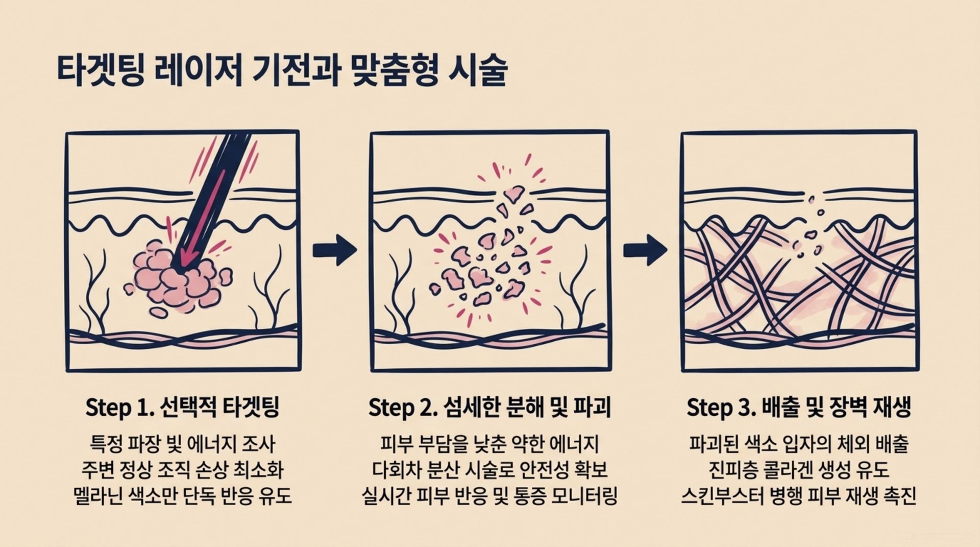 서대문구 한의원 타겟팅 레이저 기전과 맞춤형 시술 안내 이미지