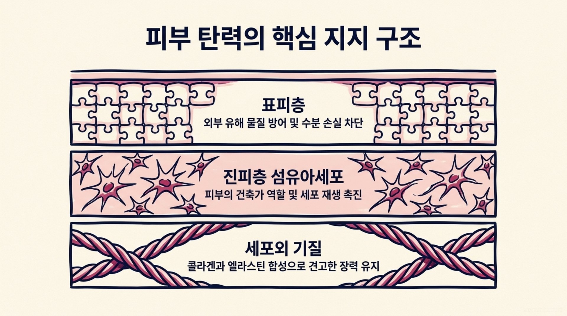 서대문구 한의원 피부 탄력의 핵심 지지 구조 안내 이미지