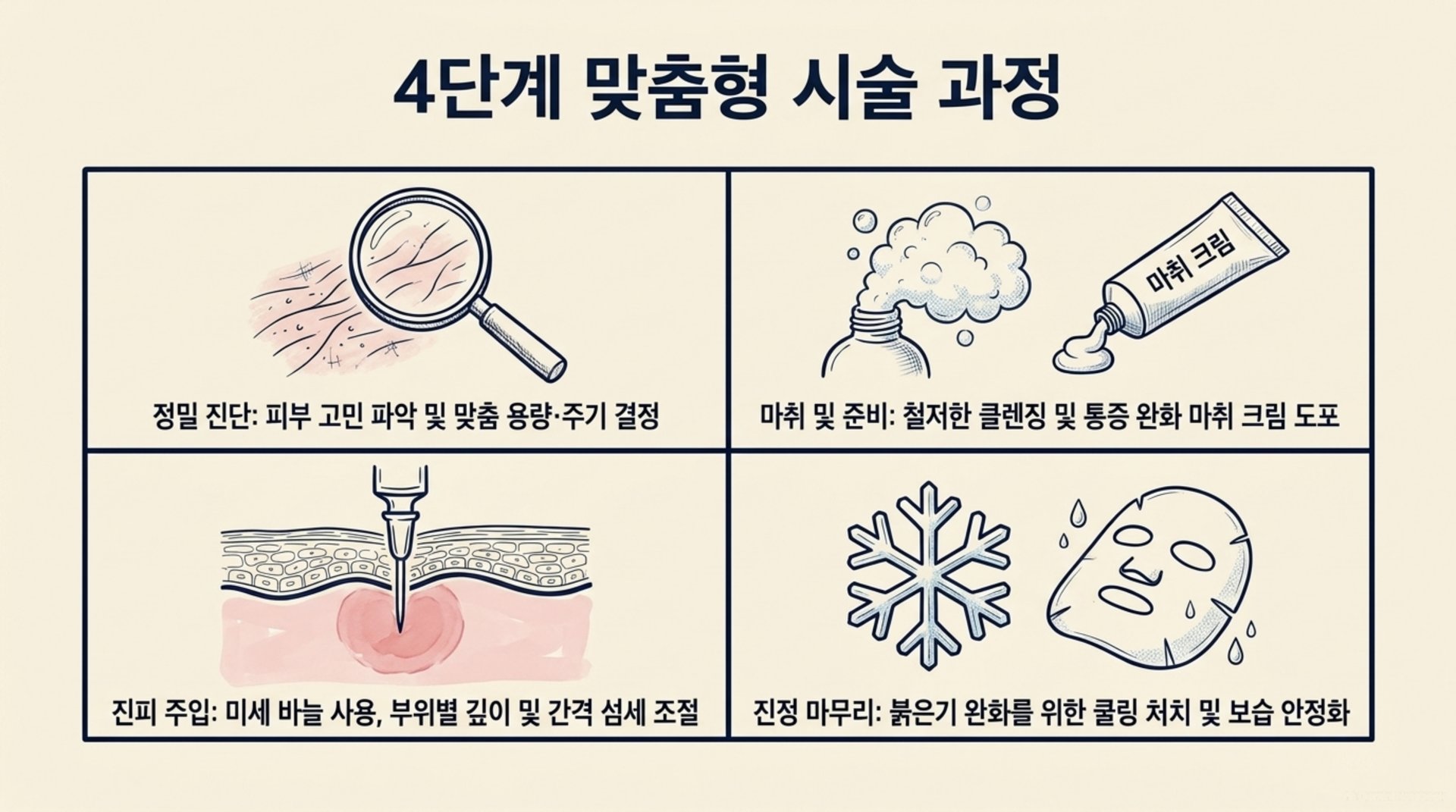 서대문구 한의원 4단계 맞춤형 시술 과정 안내 이미지