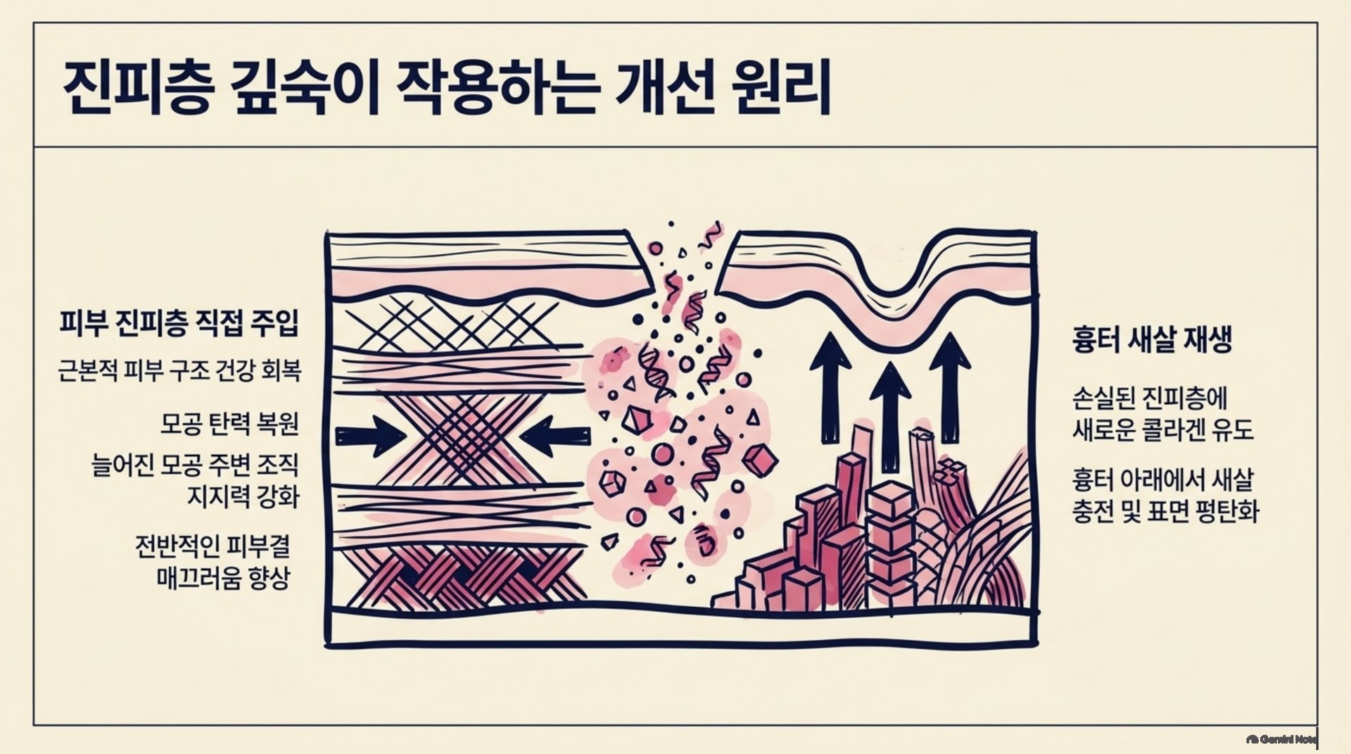 남가좌동 한의원 진피층 깊숙이 작용하는 개선 원리 안내 이미지