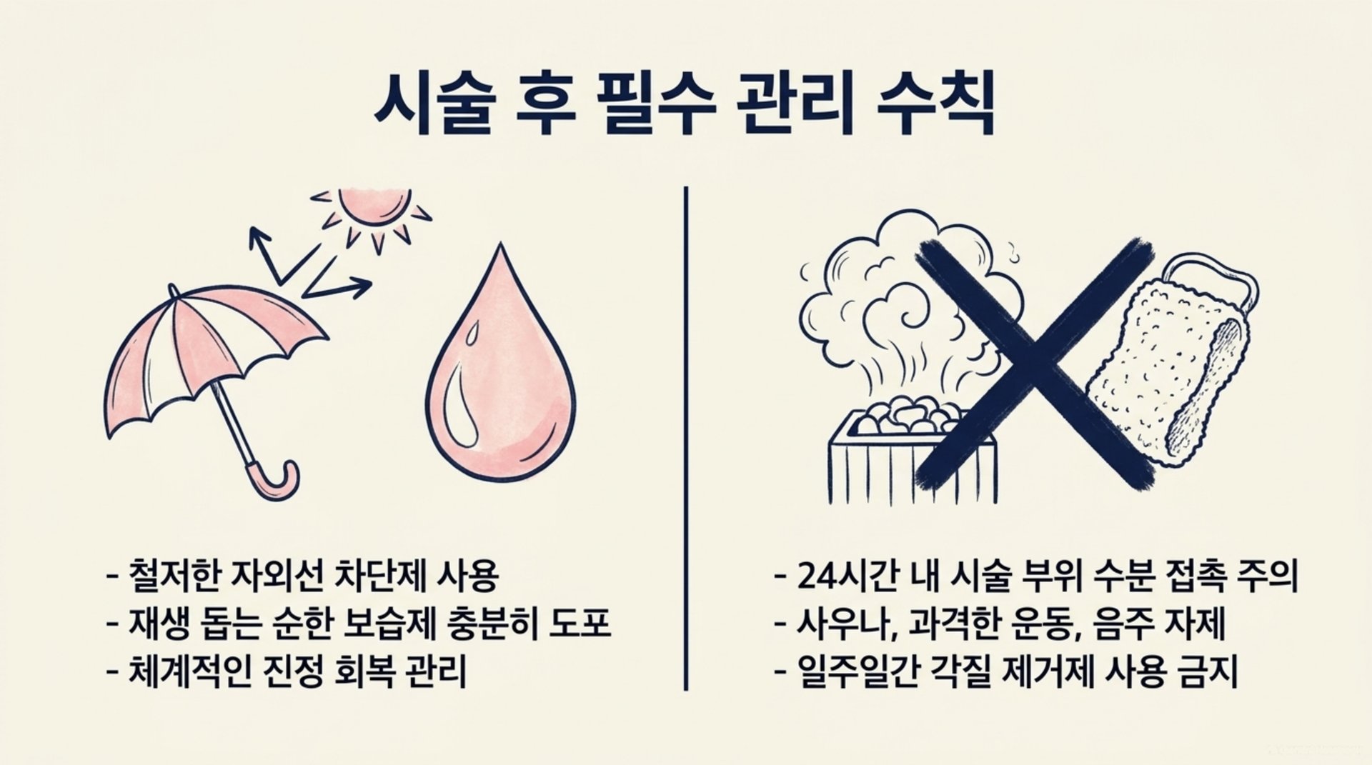 남가좌동 한의원 시술 후 필수 관리 수칙 안내 이미지
