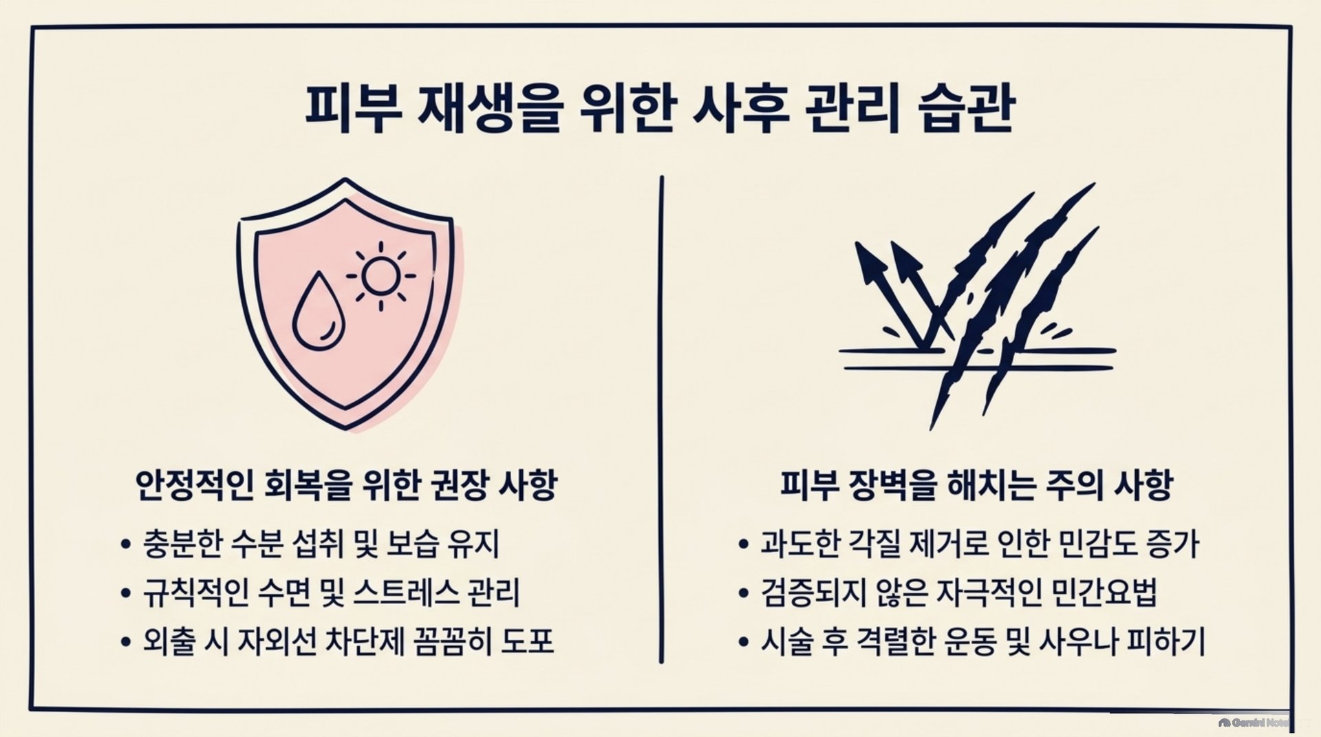 서대문구 한의원 피부 재생을 위한 사후 관리 습관 안내 이미지