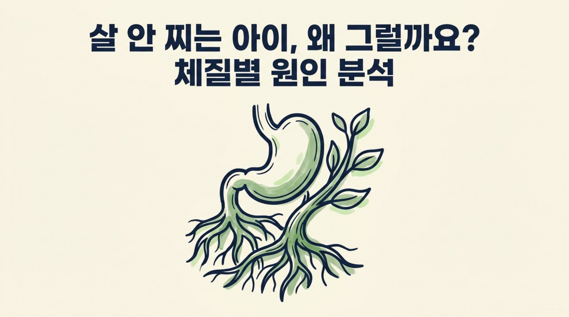남가좌동 한의원 살 안 찌는 아이, 왜 그럴까요? 체질별 원인 분석 안내 이미지