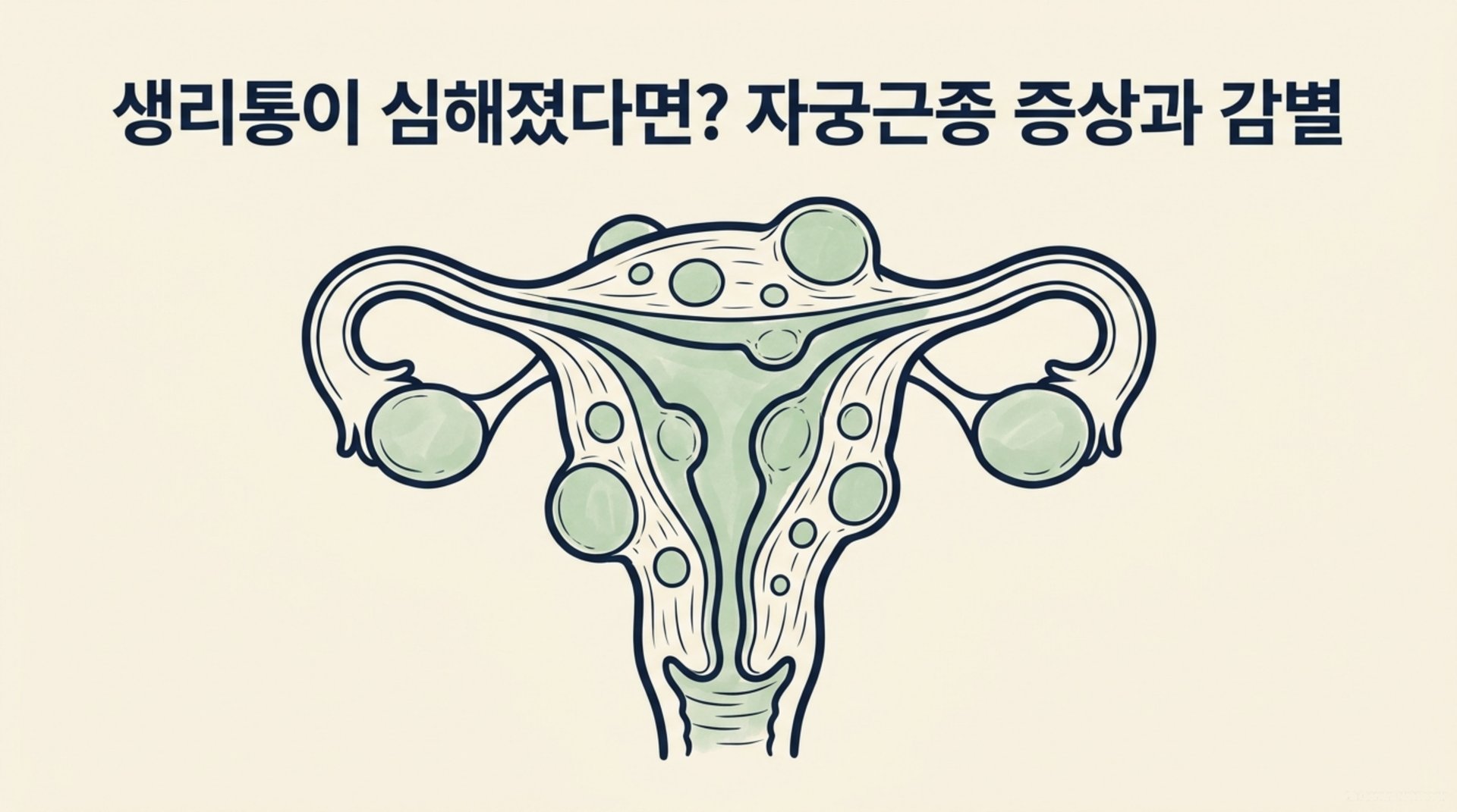 남가좌동 한의원 생리통이 심해졌다면? 자궁근종 증상과 감별 안내 이미지
