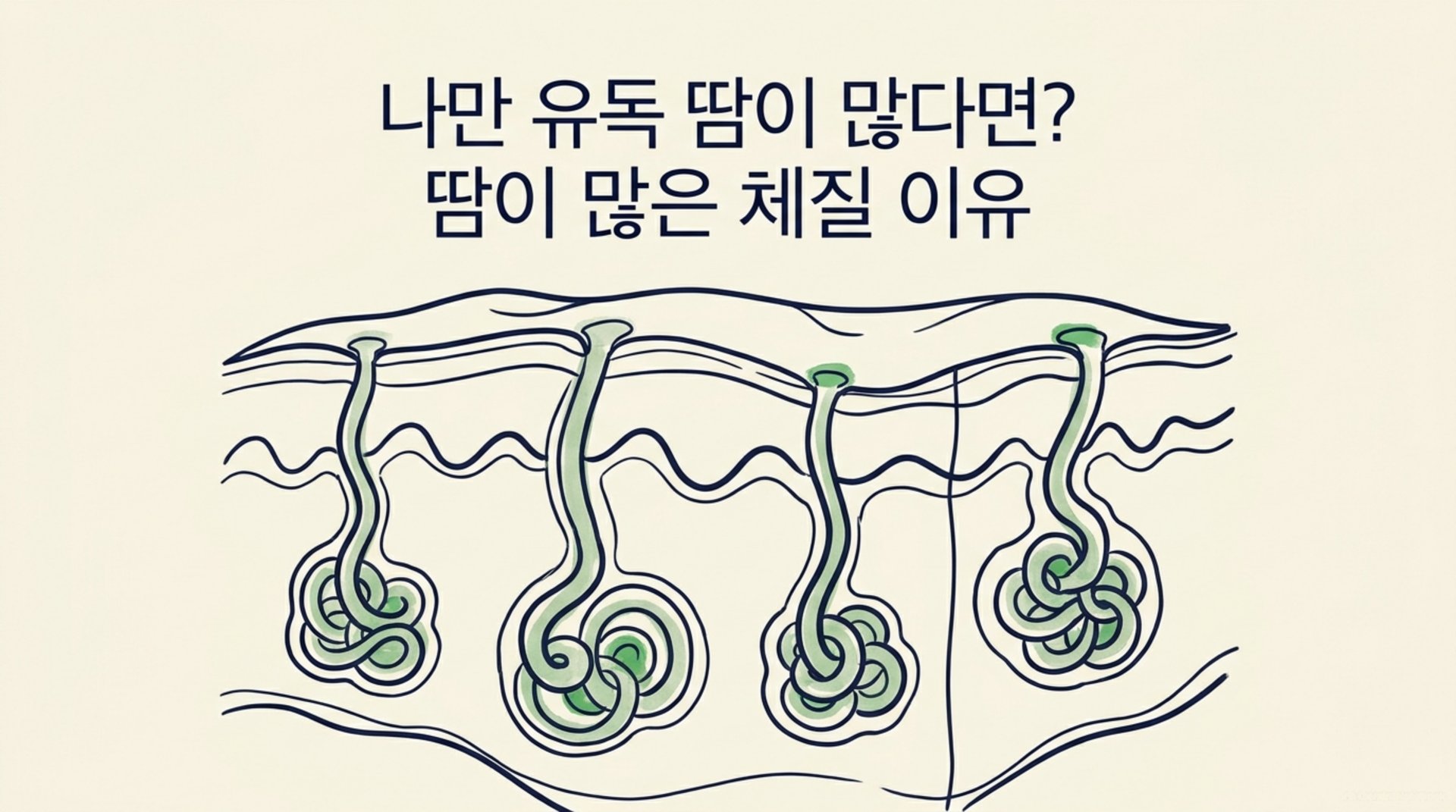 남가좌동 한의원 나만 유독 땀이 많다면? 땀이 많은 체질 이유 안내 이미지