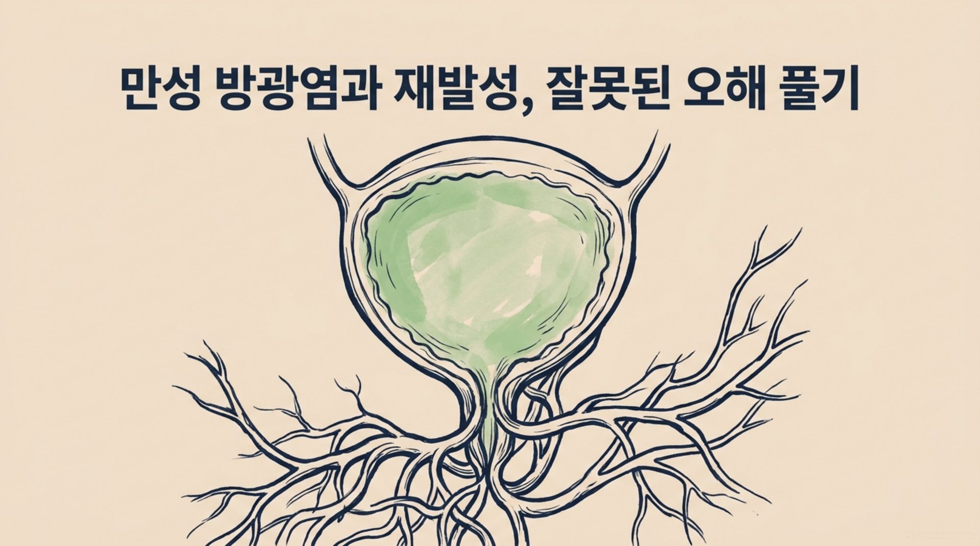 남가좌동 한의원 만성 방광염과 재발성, 잘못된 오해 풀기 안내 이미지