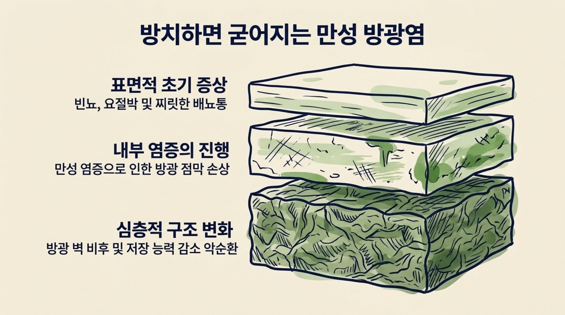 서대문구 한의원 방치하면 굳어지는 만성 방광염 안내 이미지