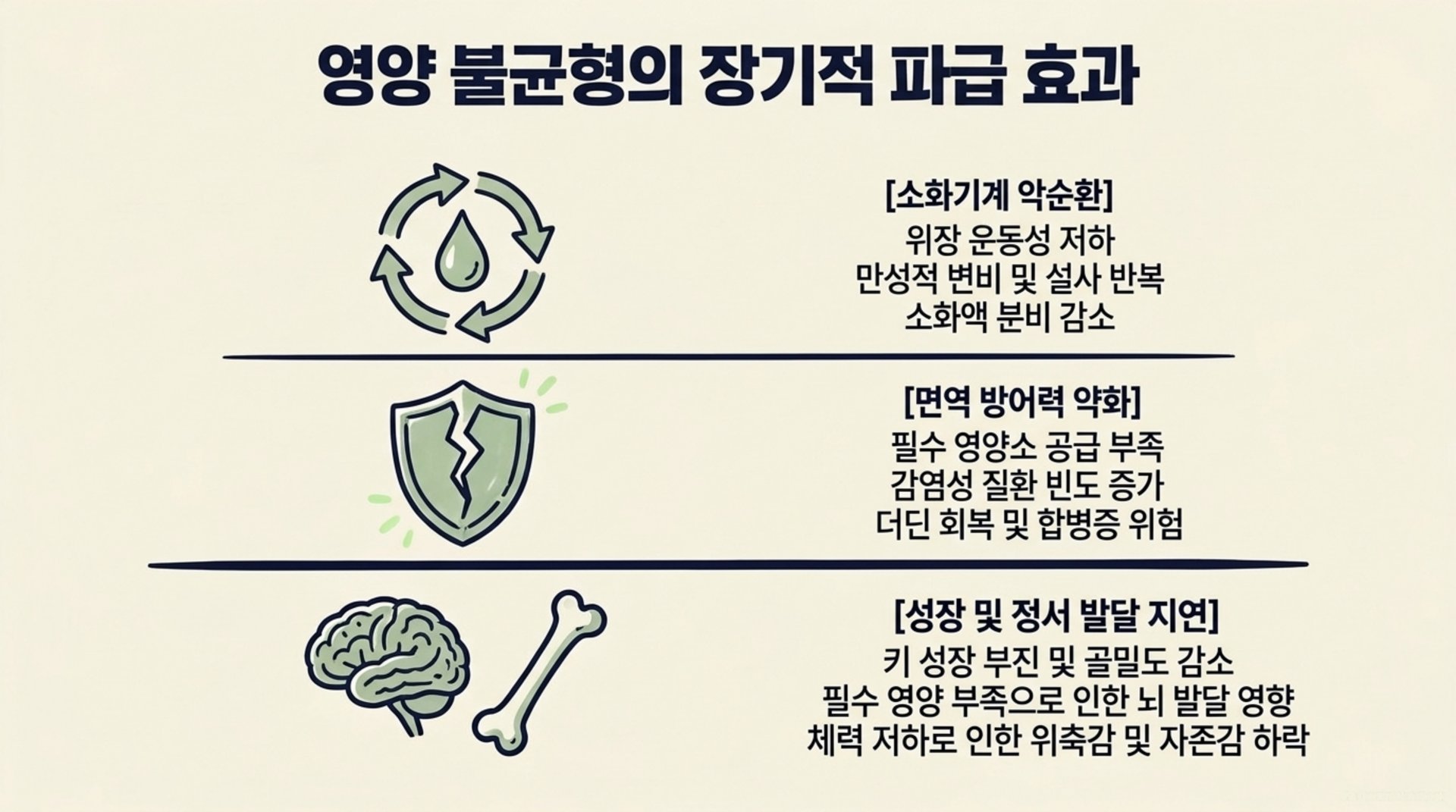 남가좌동 한의원 영양 불균형의 장기적 파급 효과 안내 이미지