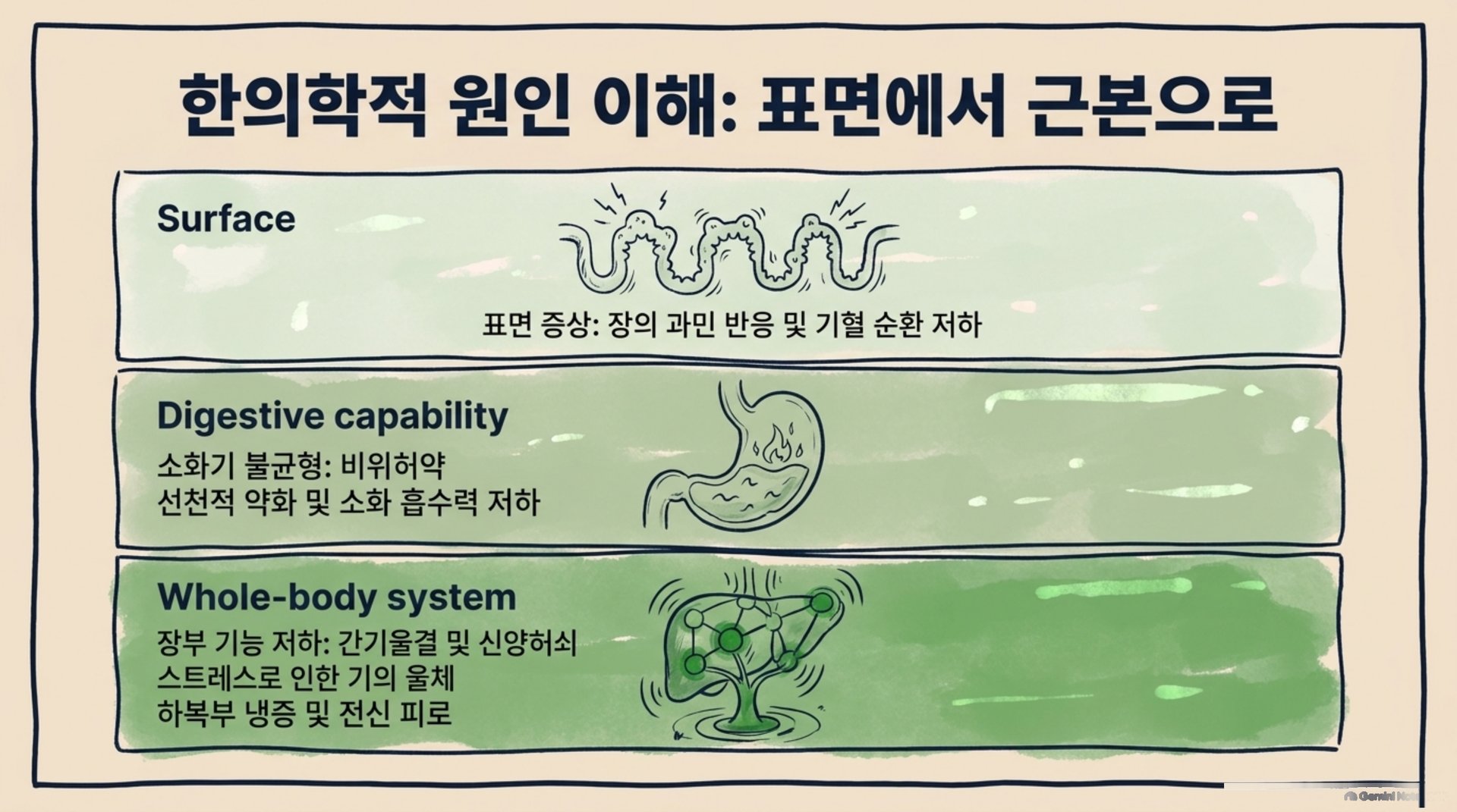남가좌동 한의원 한의학적 원인 이해: 표면에서 근본으로 안내 이미지