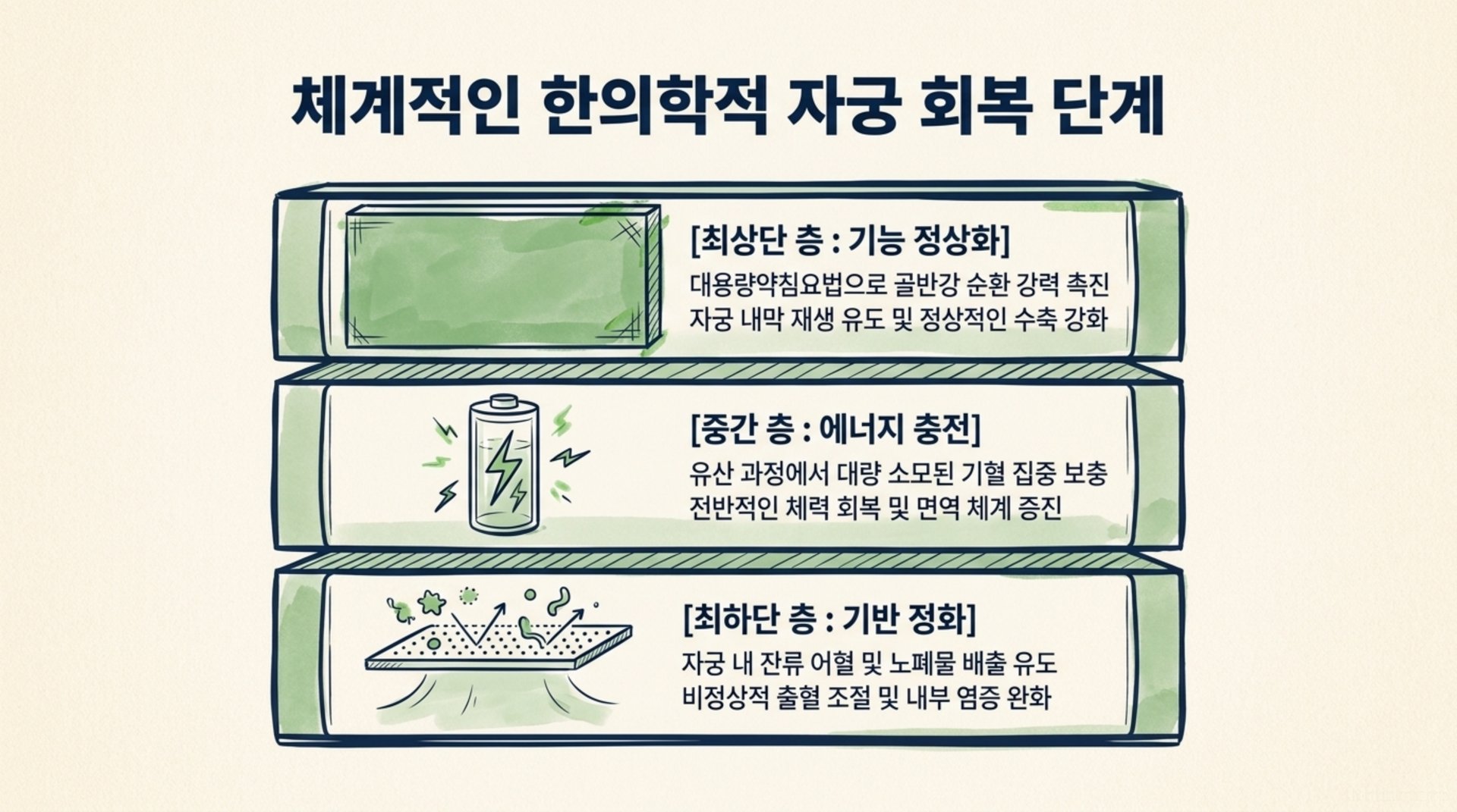 북가좌동 한의원 체계적인 한의학적 자궁 회복 단계 안내 이미지
