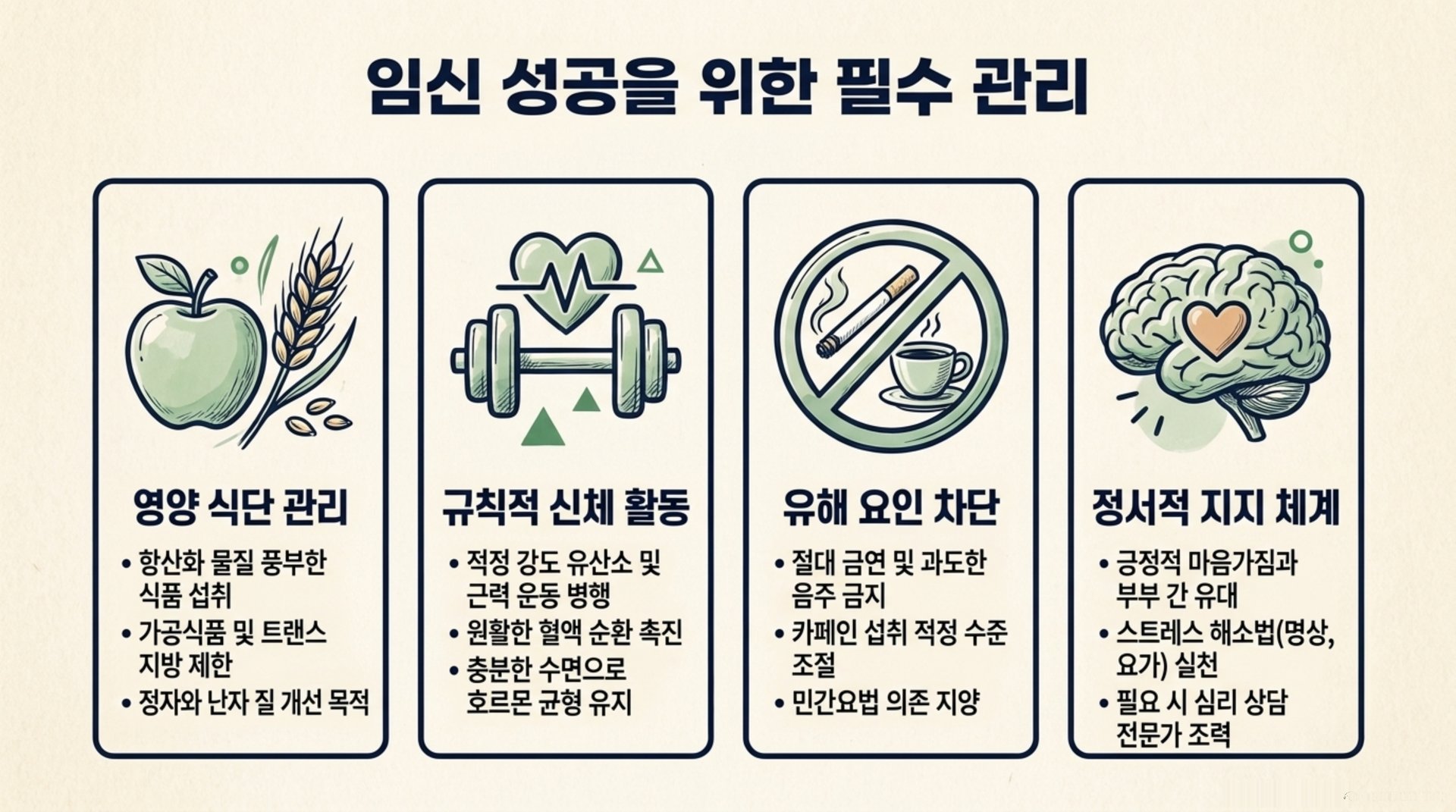 서대문구 한의원 임신 성공을 위한 필수 관리 안내 이미지