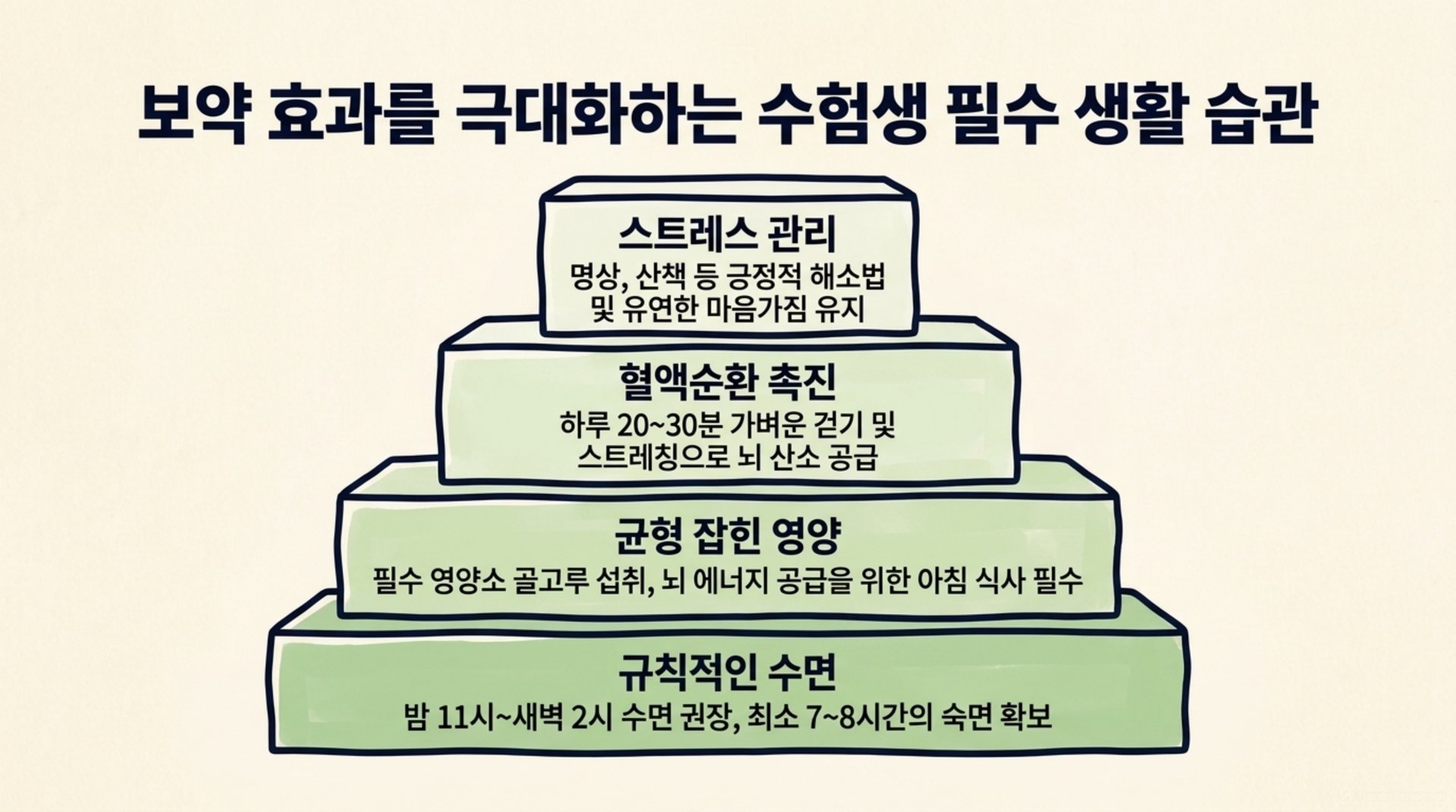 서대문구 한의원 보약 효과를 극대화하는 수험생 필수 생활 습관 안내 이미지