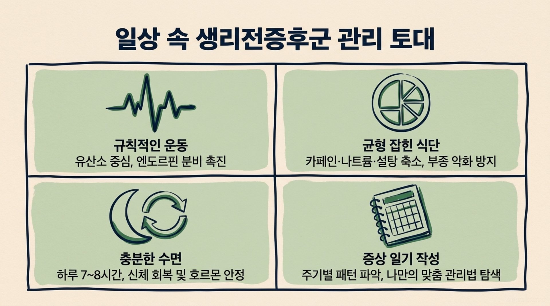 서대문구 한의원 일상 속 생리전증후군 관리 토대 안내 이미지