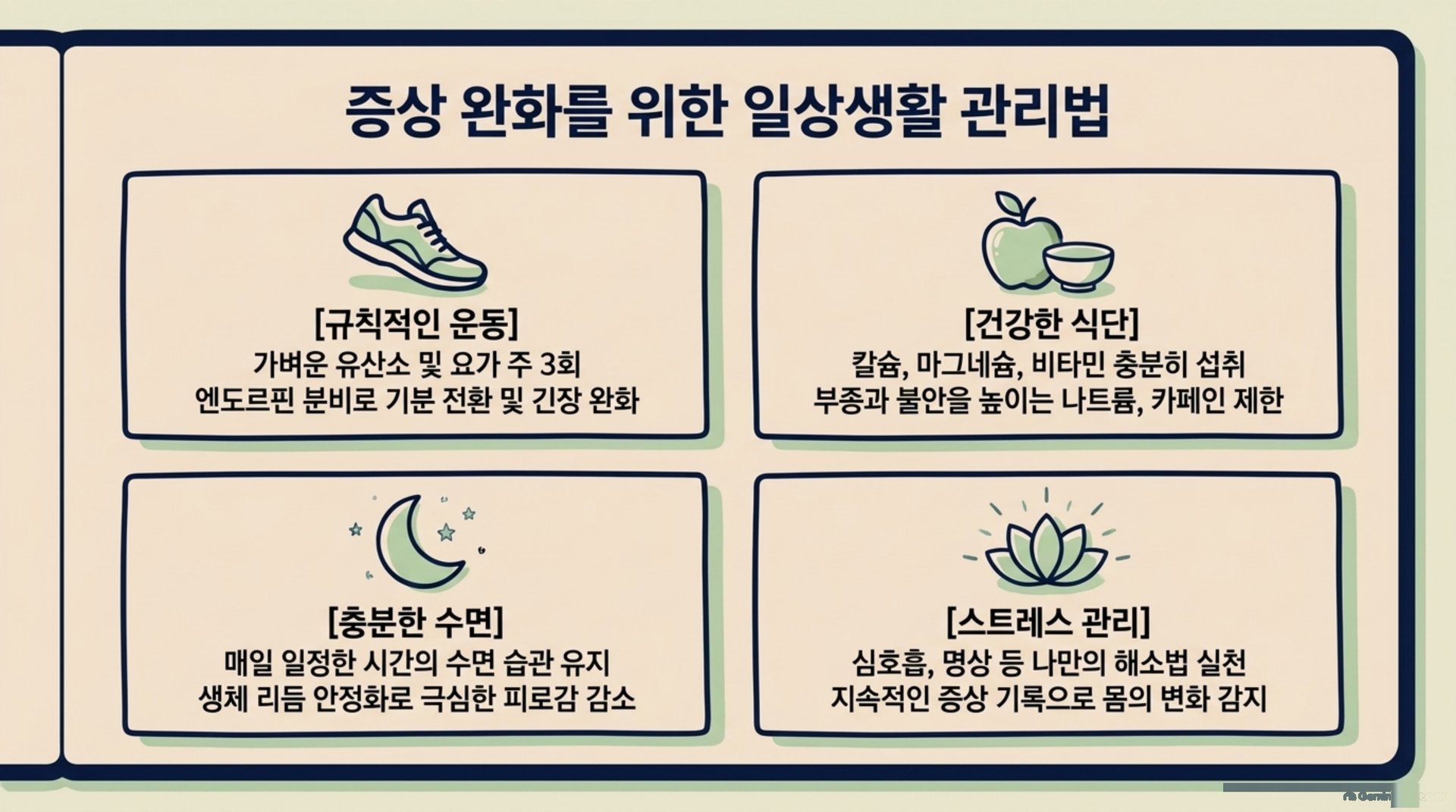 서대문구 한의원 증상 완화를 위한 일상생활 관리법 안내 이미지