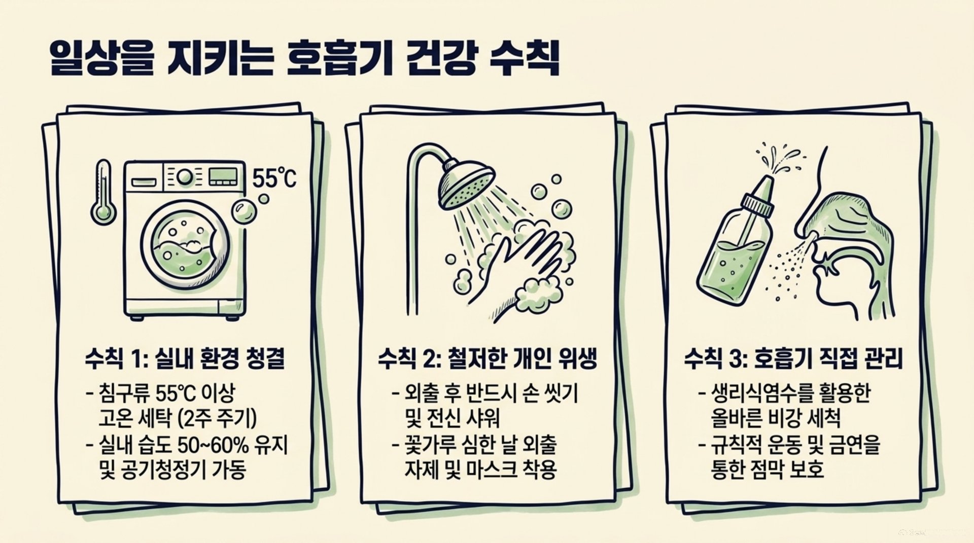 서대문구 한의원 일상을 지키는 호흡기 건강 수칙 안내 이미지