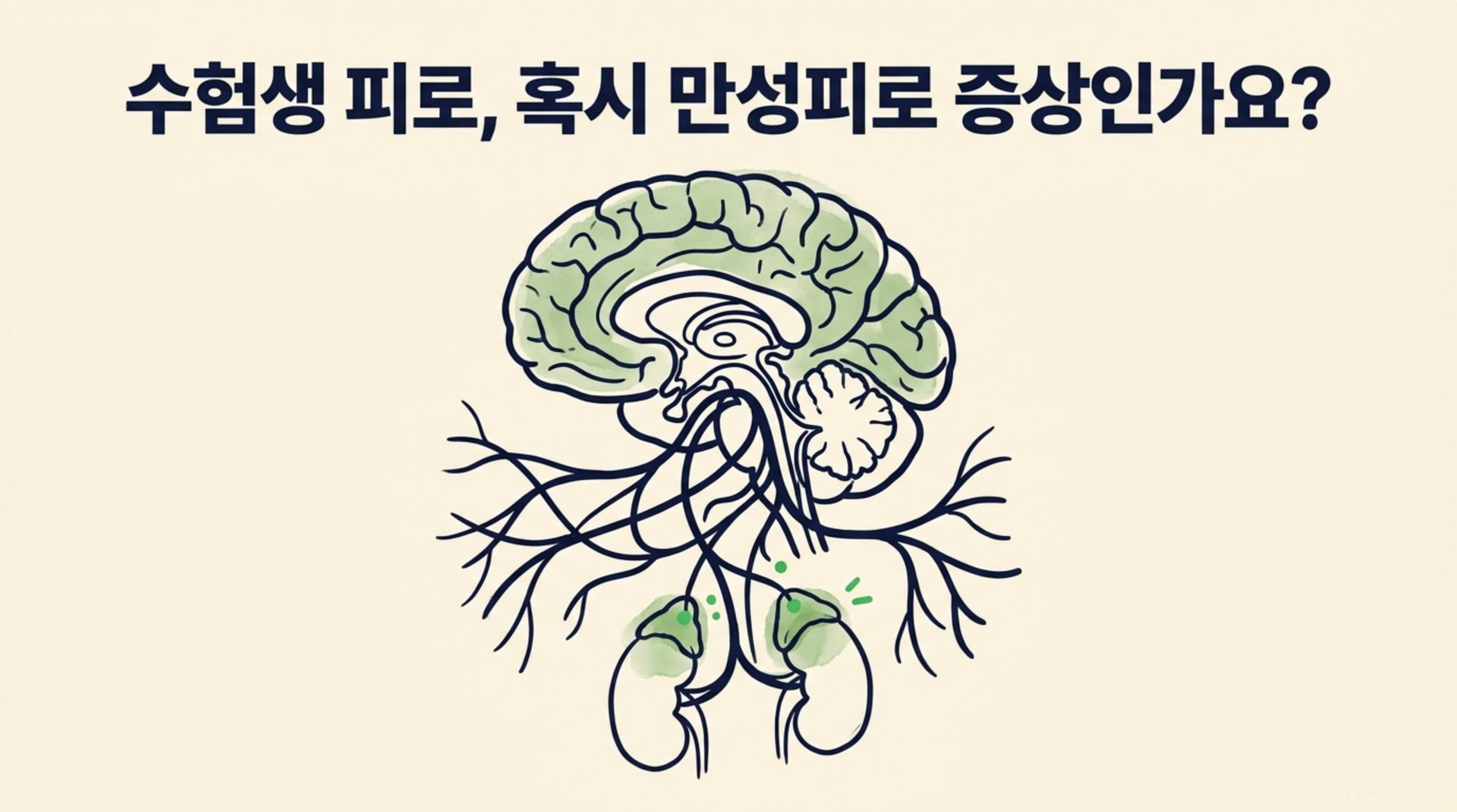 남가좌동 한의원 수험생 피로, 혹시 만성피로 증상인가요? 안내 이미지