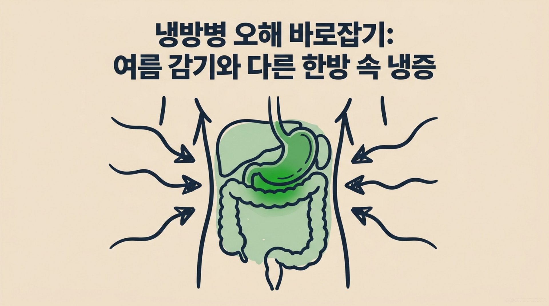 남가좌동 한의원 냉방병 오해 바로잡기: 여름 감기와 다른 한방 속 냉증 안내 이미지