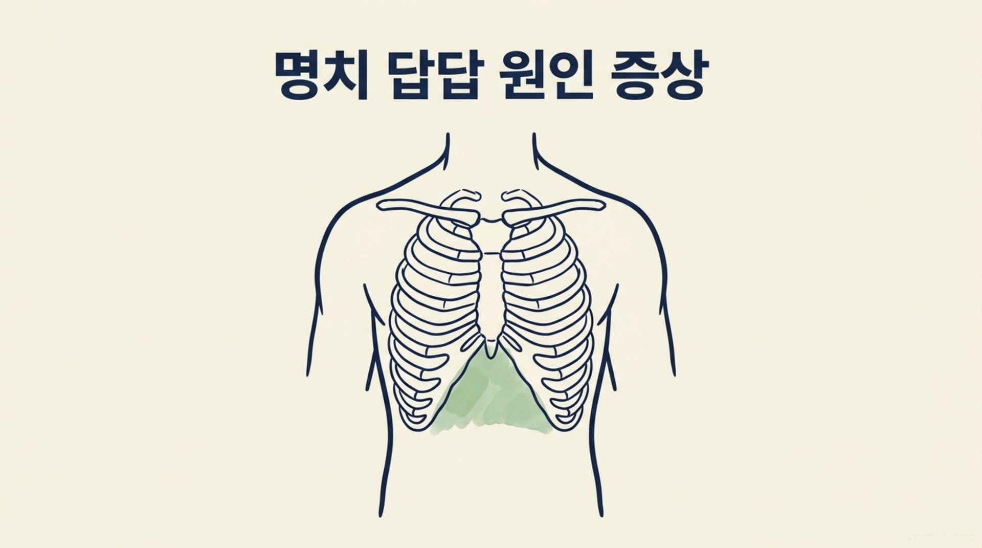 남가좌동 한의원 명치 답답 원인 증상 안내 이미지