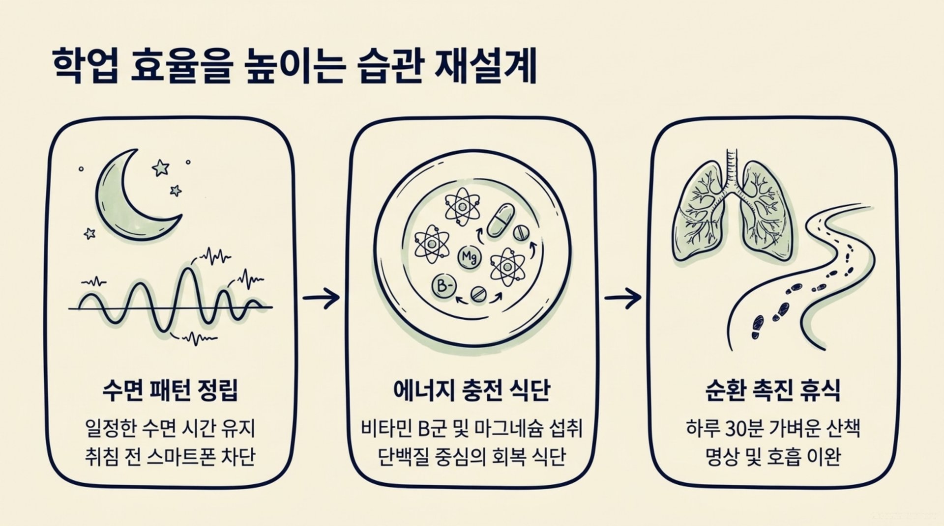 남가좌동 한의원 학업 효율을 높이는 습관 재설계 안내 이미지