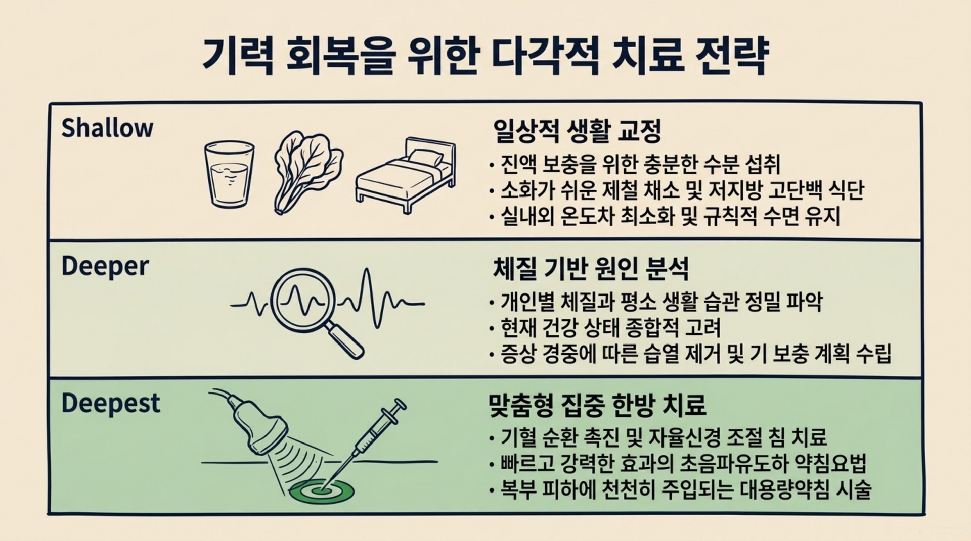 남가좌동 한의원 기력 회복을 위한 다각적 치료 전략 안내 이미지