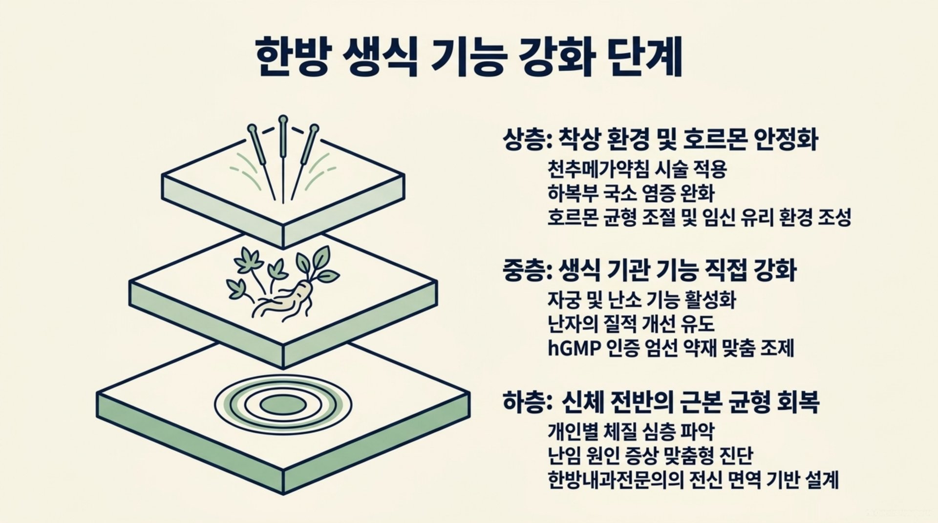 북가좌동 한의원 한방 생식 기능 강화 단계 안내 이미지