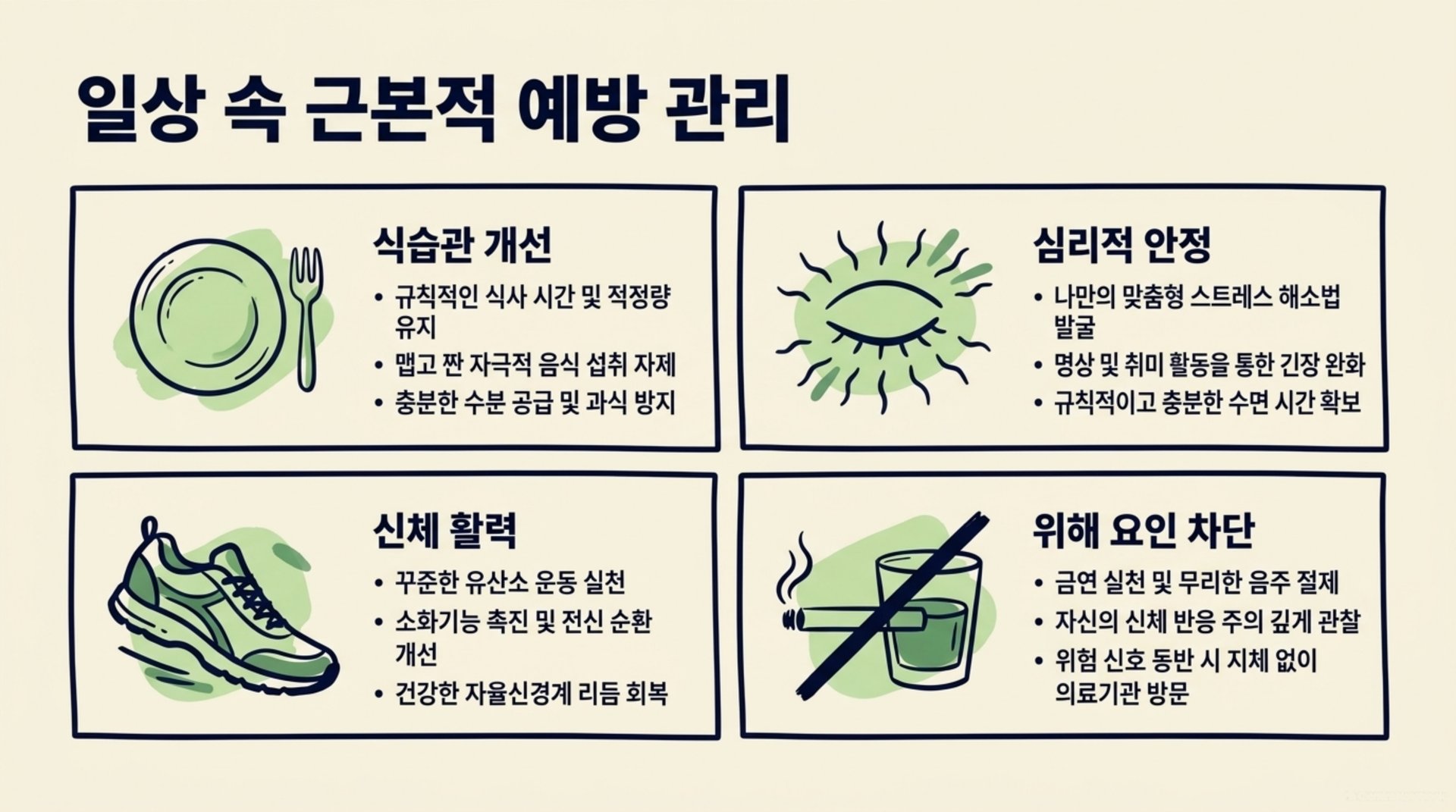 서대문구 한의원 일상 속 근본적 예방 관리 안내 이미지