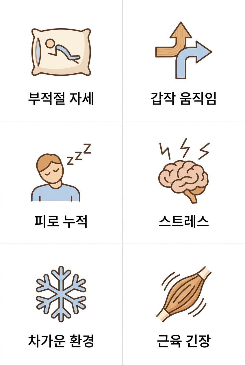 낙침의 주요 발생 원인 6가지