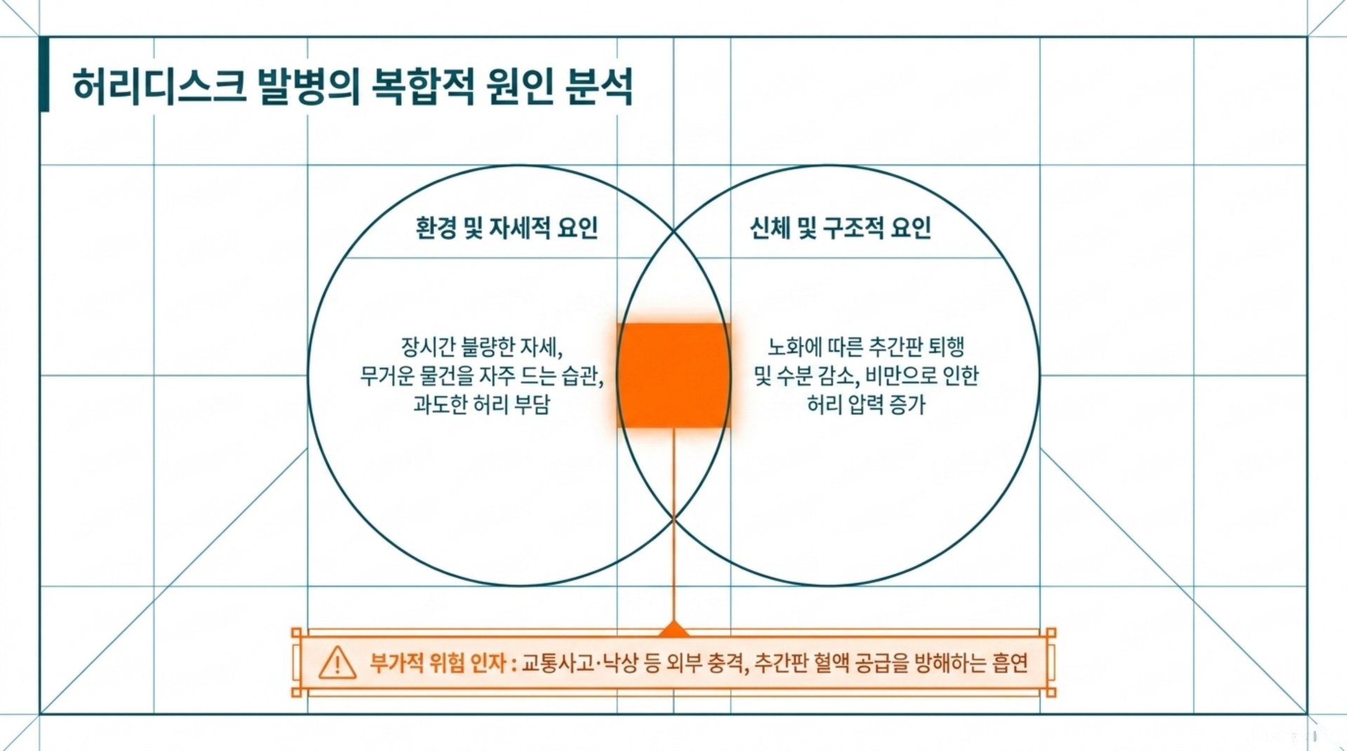 서대문구 한의원 허리디스크 발병의 복합적 원인 분석 안내 이미지