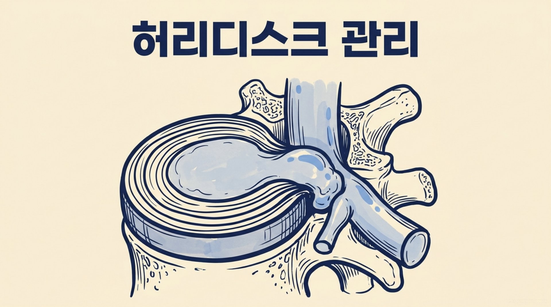 남가좌동 한의원 허리디스크 관리 안내 이미지