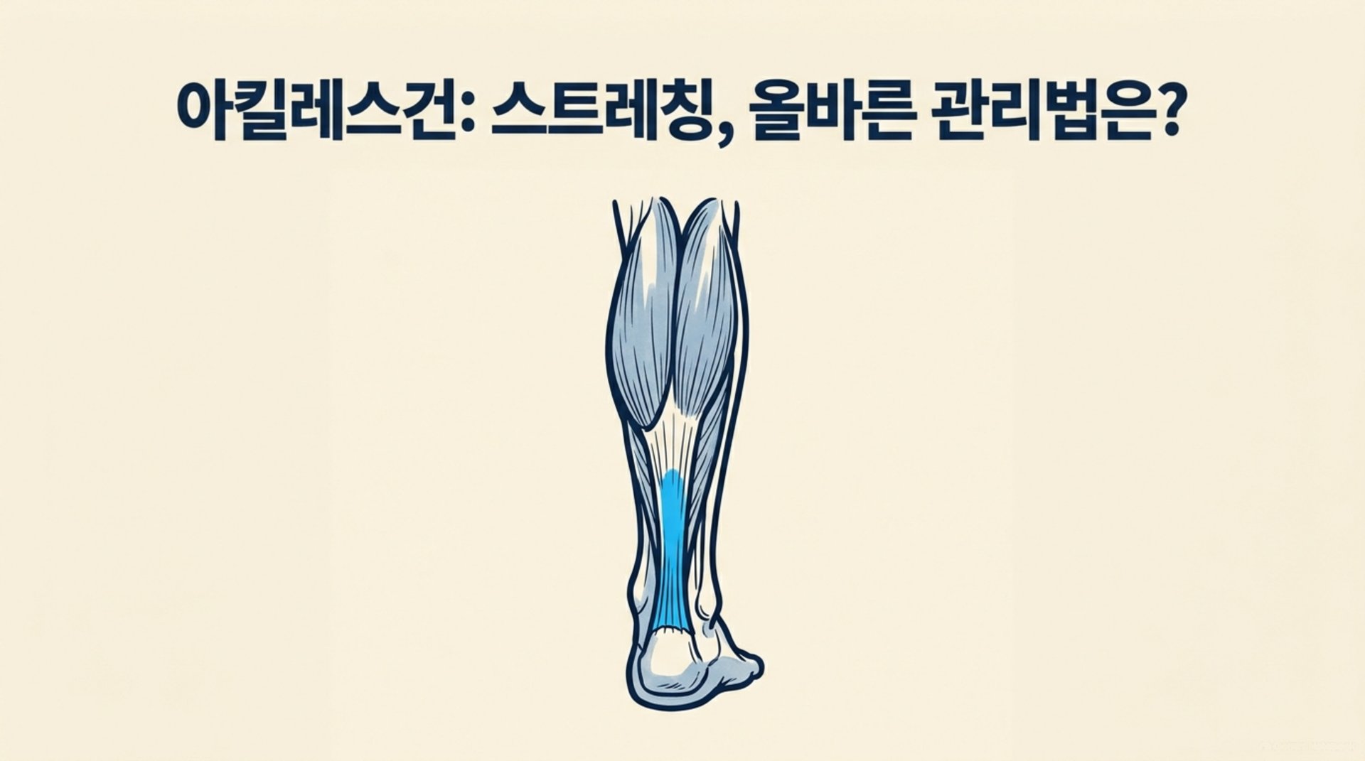 남가좌동 한의원 아킬레스건: 스트레칭, 올바른 관리법은? 안내 이미지