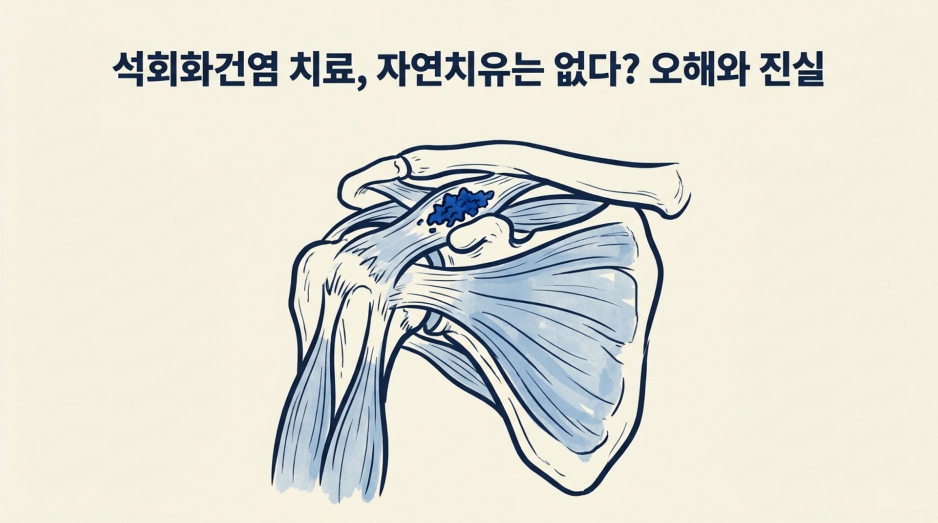 남가좌동 한의원 석회화건염 치료, 자연치유는 없다? 오해와 진실 안내 이미지