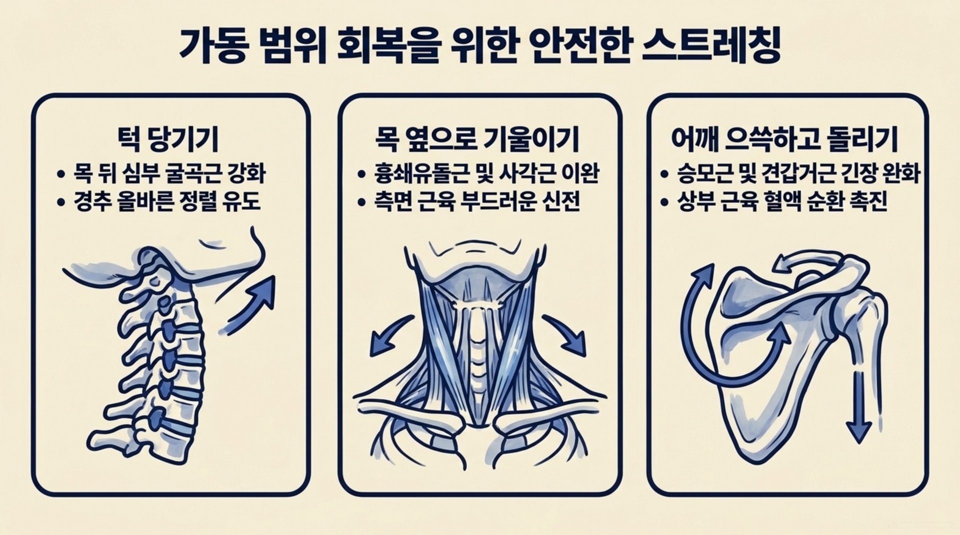 서대문구 한의원 가동 범위 회복을 위한 안전한 스트레칭 안내 이미지