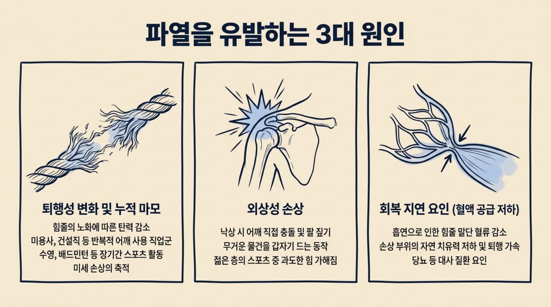 남가좌동 한의원 파열을 유발하는 3대 원인 안내 이미지