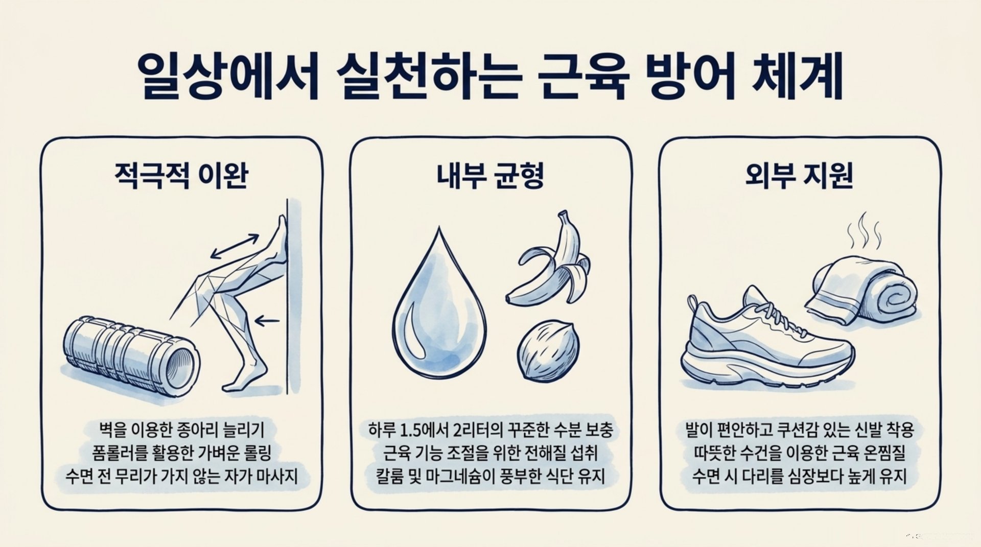 남가좌동 한의원 일상에서 실천하는 근육 방어 체계 안내 이미지