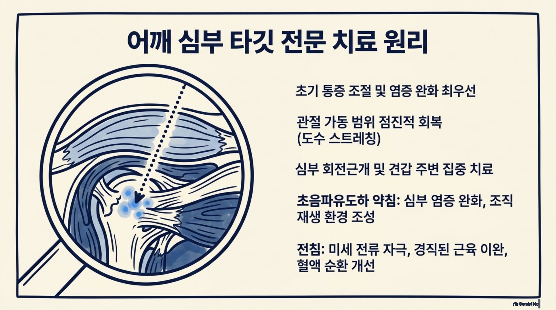 북가좌동 한의원 어깨 심부 타깃 전문 치료 원리 안내 이미지