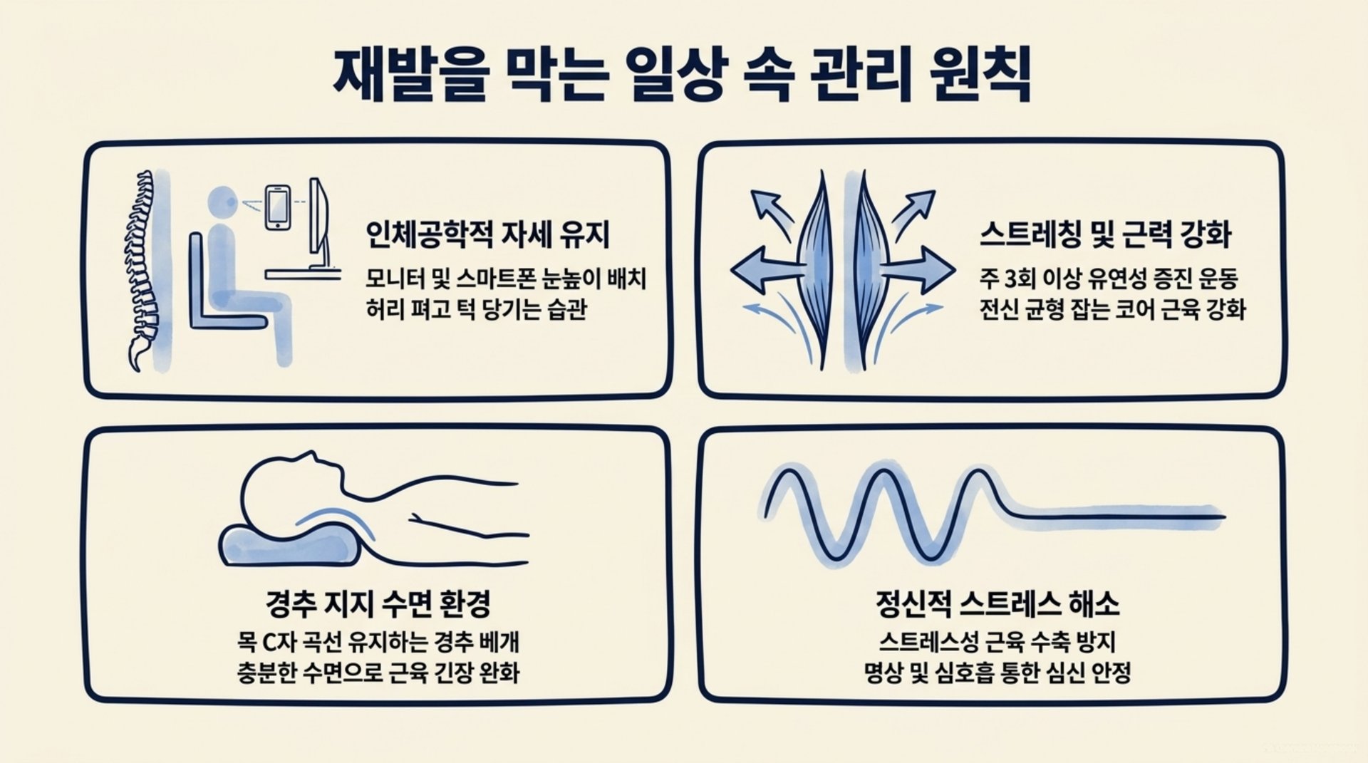 북가좌동 한의원 재발을 막는 일상 속 관리 원칙 안내 이미지