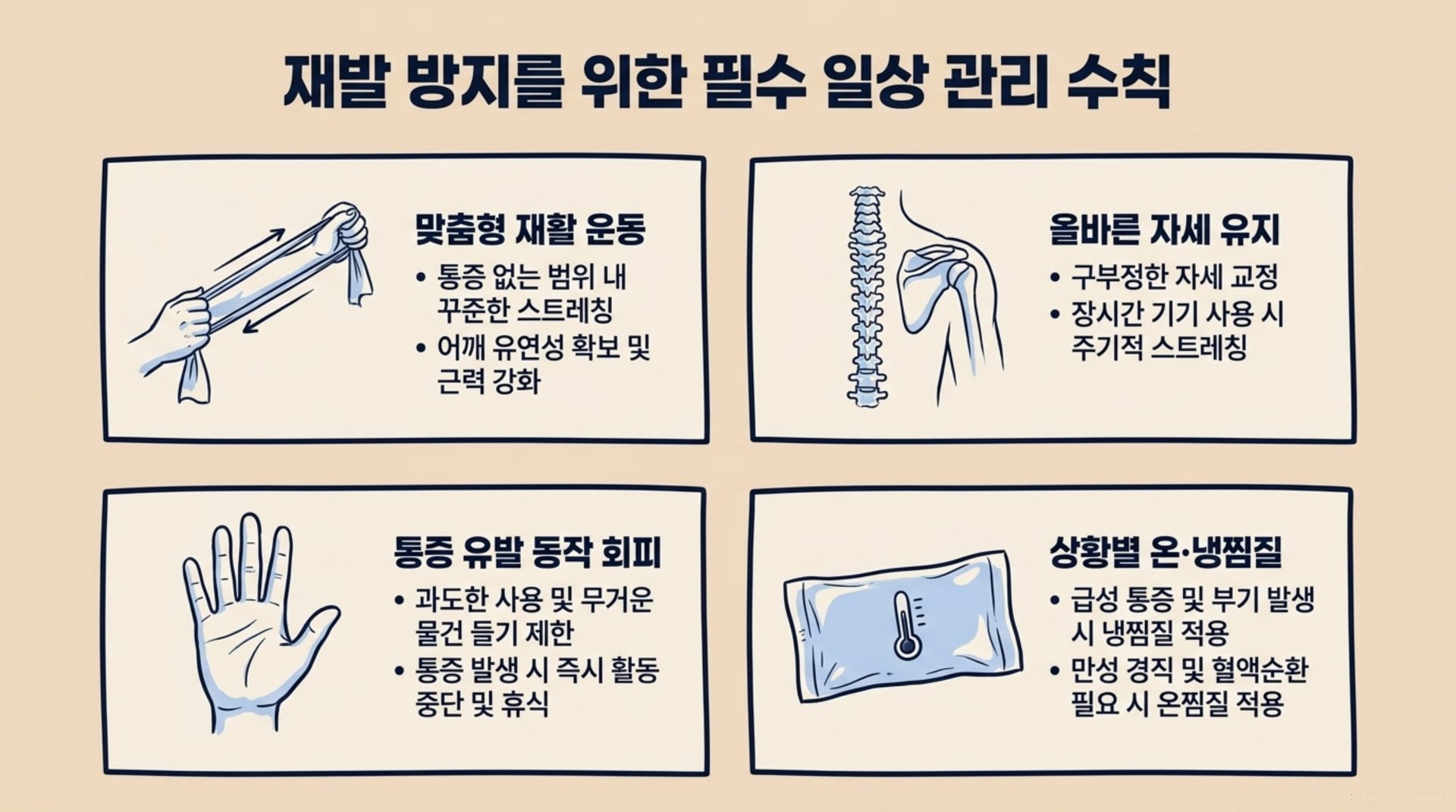 북가좌동 한의원 재발 방지를 위한 필수 일상 관리 수칙 안내 이미지