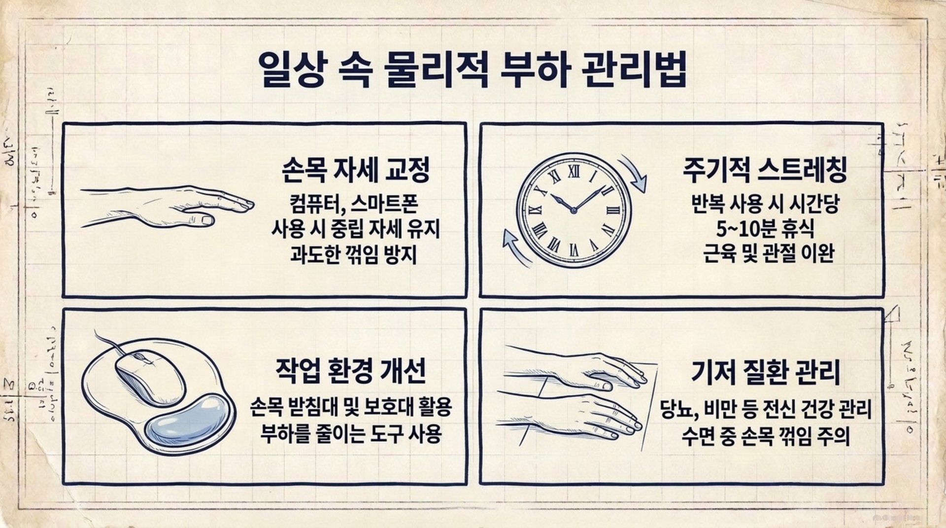 서대문구 한의원 일상 속 물리적 부하 관리법 안내 이미지